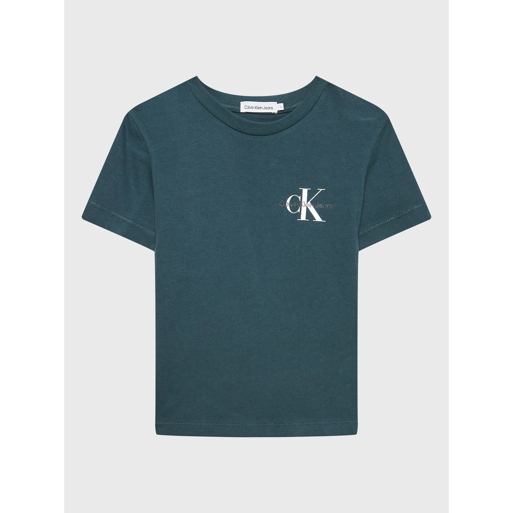 Calvin Klein Jeans Тишърт Chest Monogram IB0IB01231 Син Regular Fit - Pepit.bg