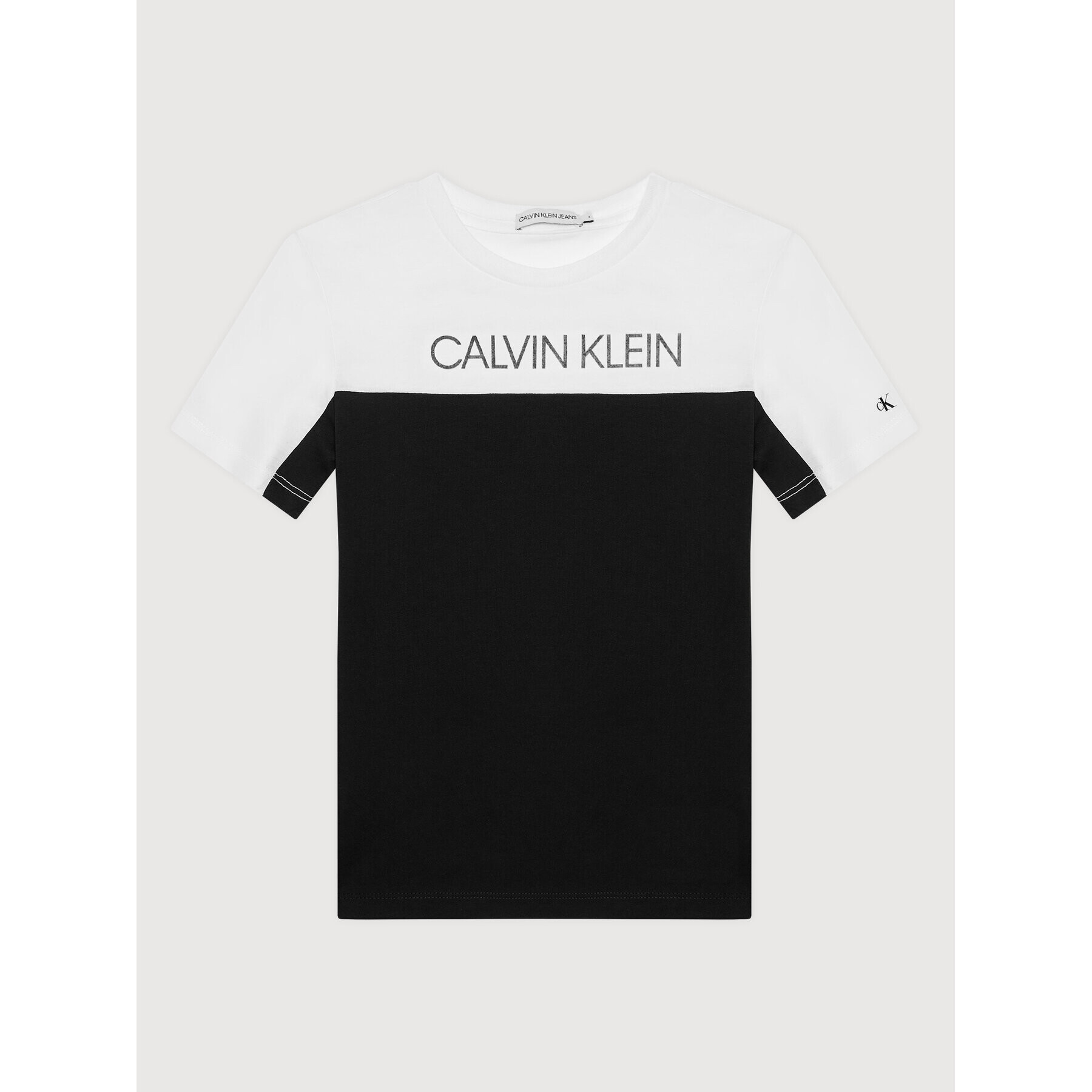 Calvin Klein Jeans Тишърт Clr Block IB0IB00953 Черен Regular Fit - Pepit.bg