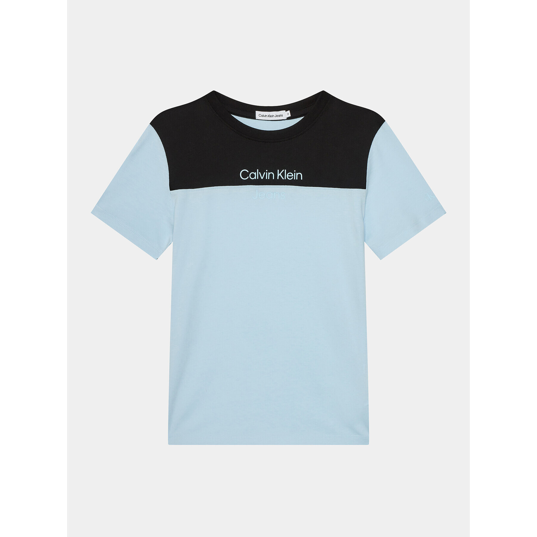 Calvin Klein Jeans Тишърт Color Block IB0IB01970 Син Regular Fit - Pepit.bg