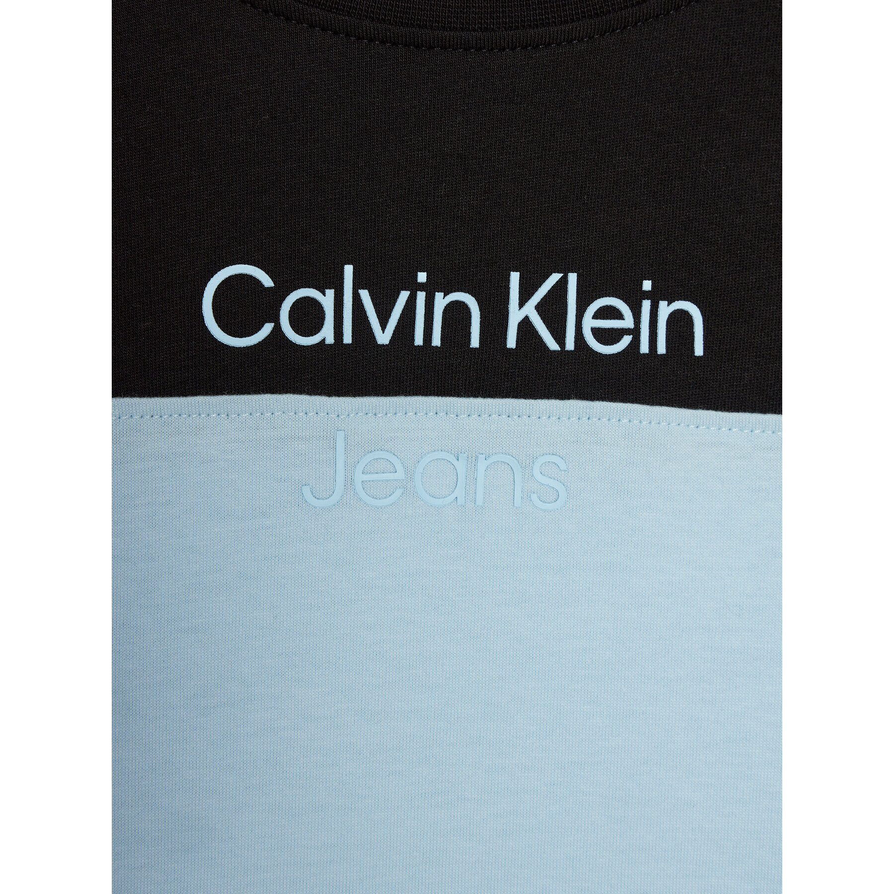 Calvin Klein Jeans Тишърт Color Block IB0IB01970 Син Regular Fit - Pepit.bg