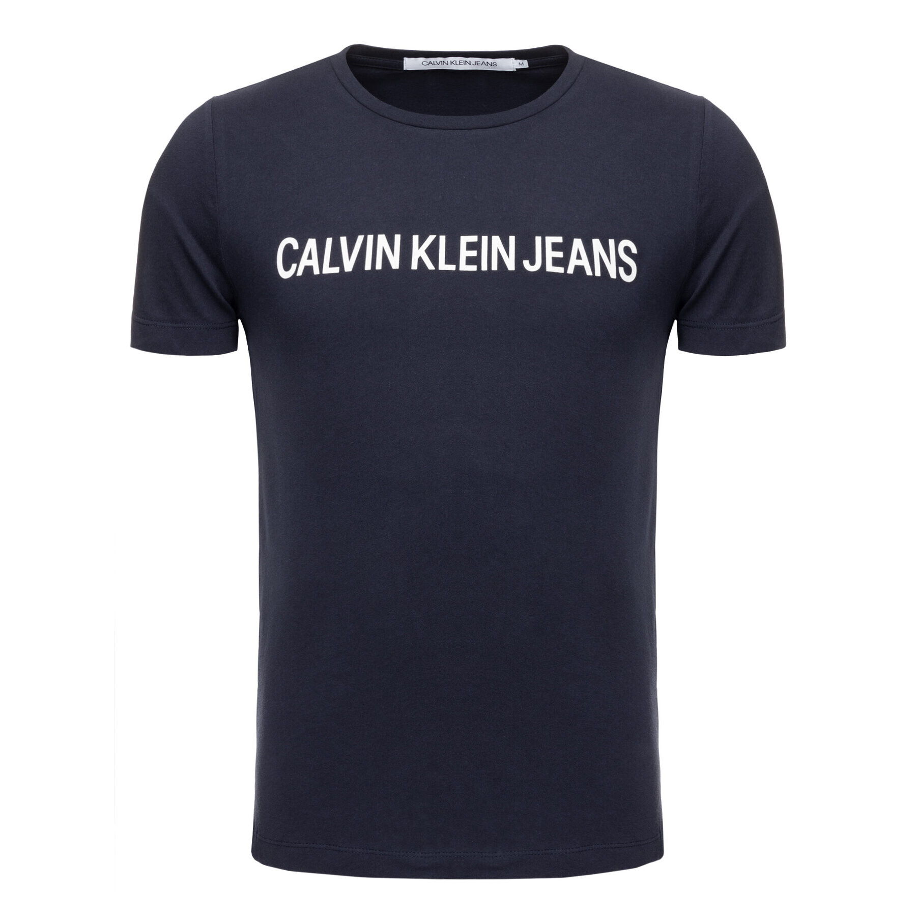 Calvin Klein Jeans Тишърт Core Institutional Logo J30J307855 Тъмносин Regular Fit - Pepit.bg