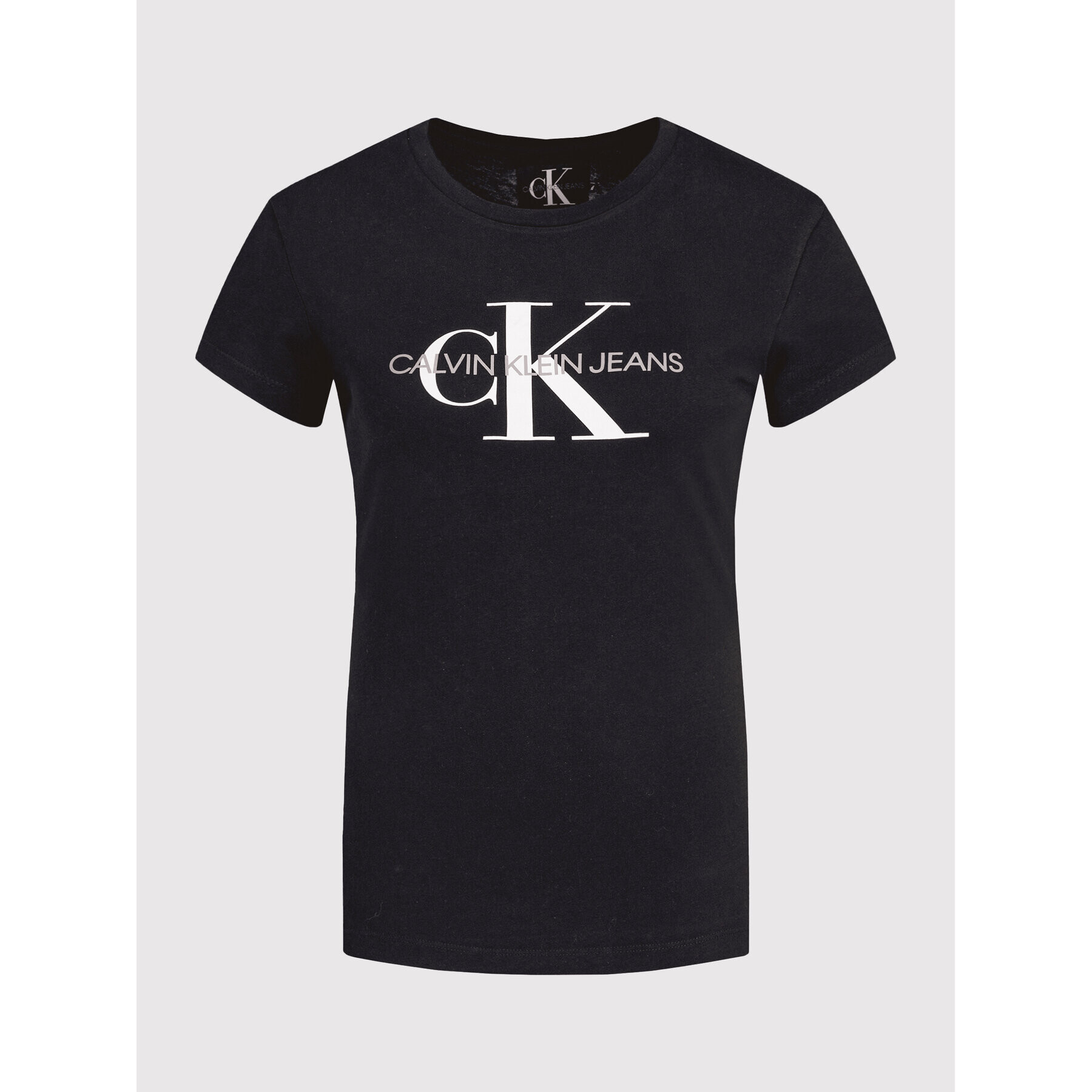 Calvin Klein Jeans Тишърт Core Monogram Logo J20J207878 Черен Regular Fit - Pepit.bg