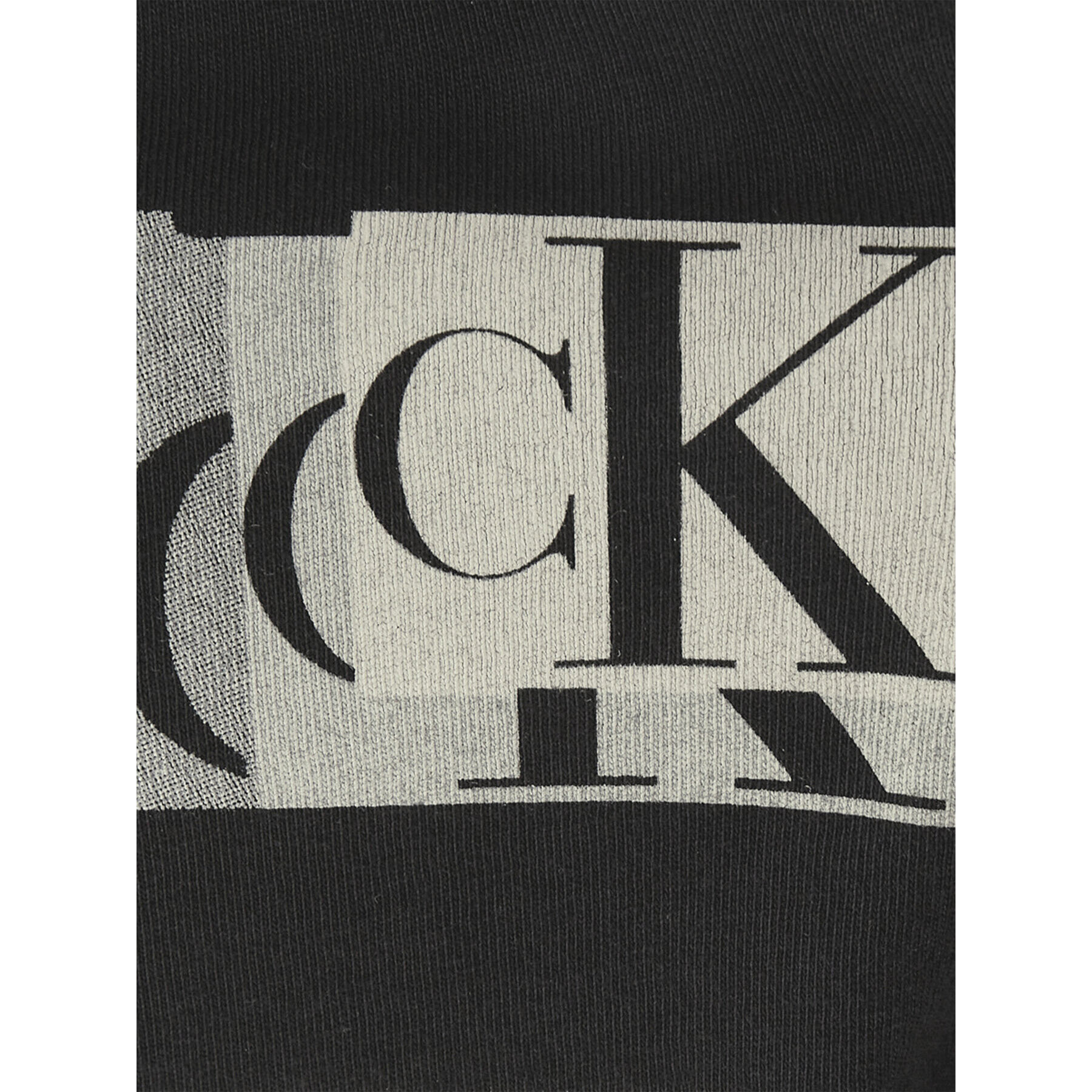 Calvin Klein Jeans Тишърт Glitched Monogram IB0IB01767 Черен Regular Fit - Pepit.bg