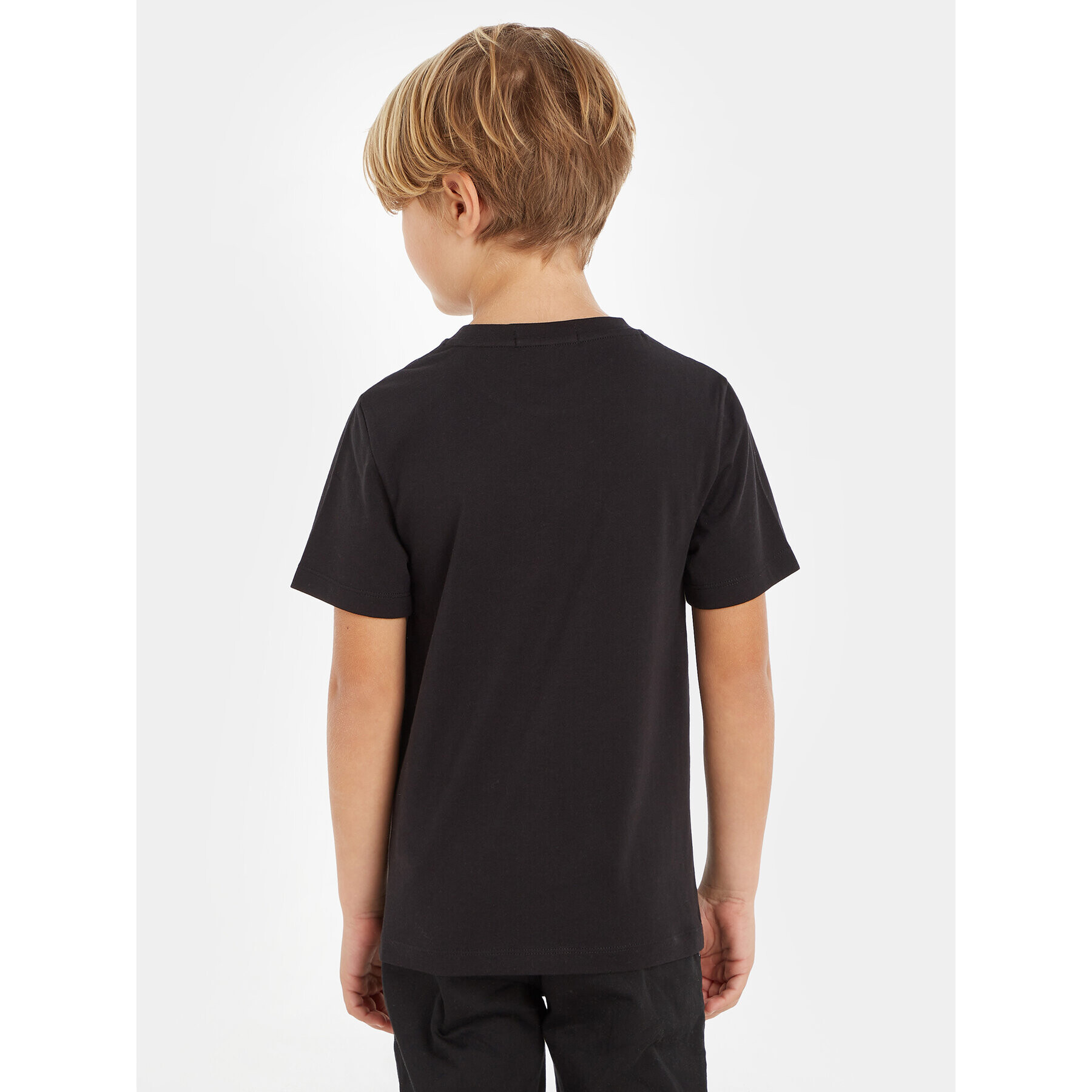 Calvin Klein Jeans Тишърт Hero Mini Logo IB0IB01697 Черен Regular Fit - Pepit.bg