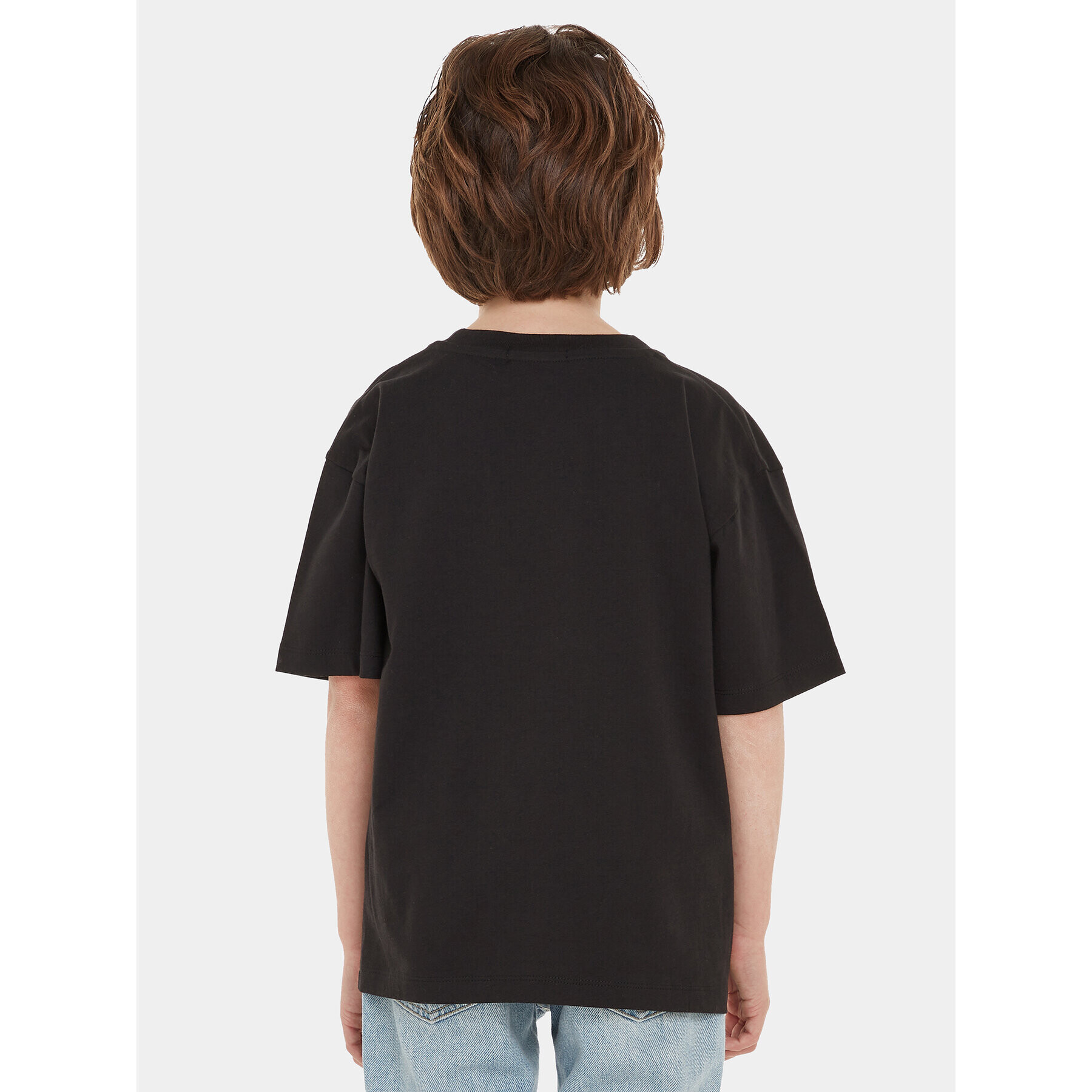 Calvin Klein Jeans Тишърт Hyper Real IB0IB01884 Черен Regular Fit - Pepit.bg