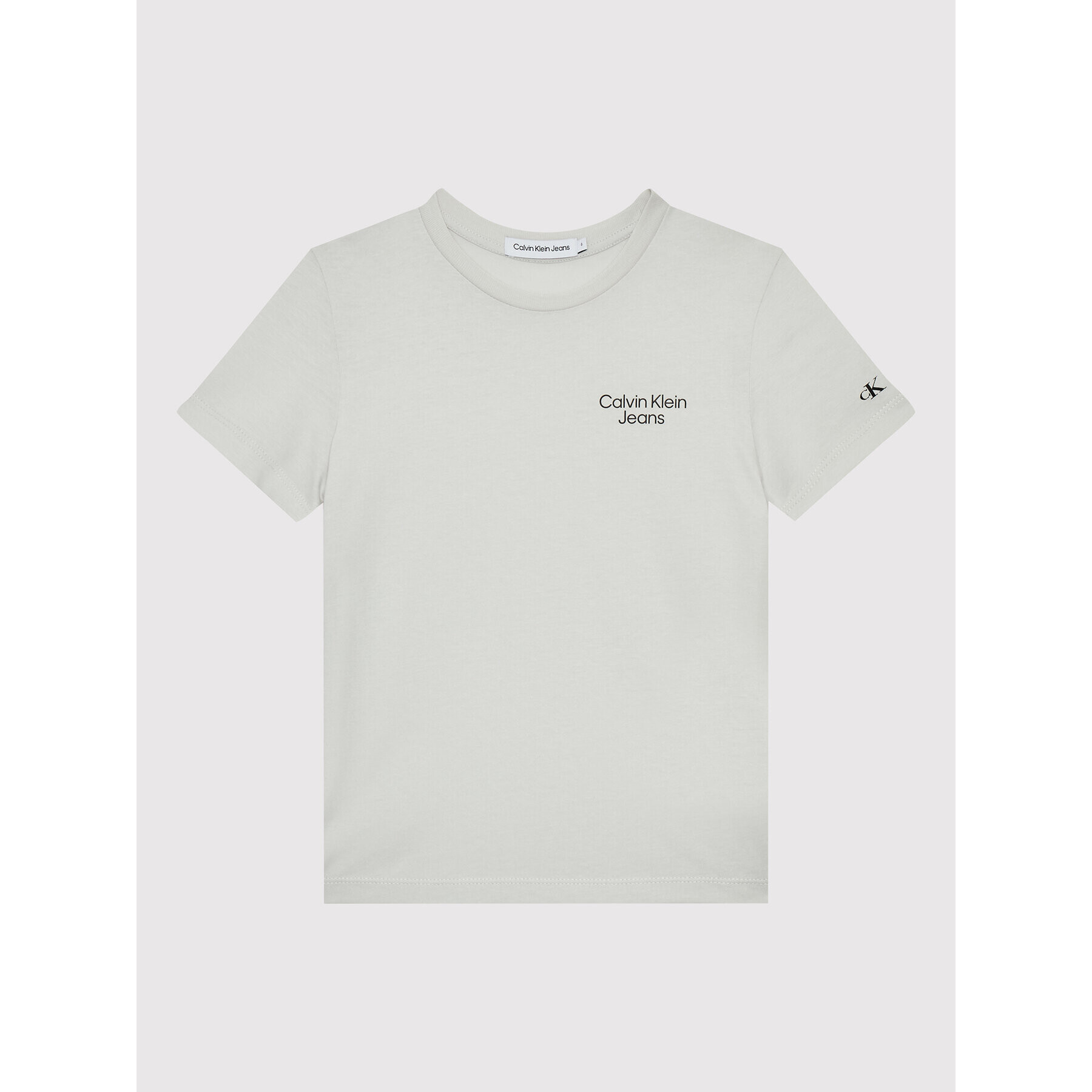 Calvin Klein Jeans Тишърт IB0IB01319 Сив Regular Fit - Pepit.bg