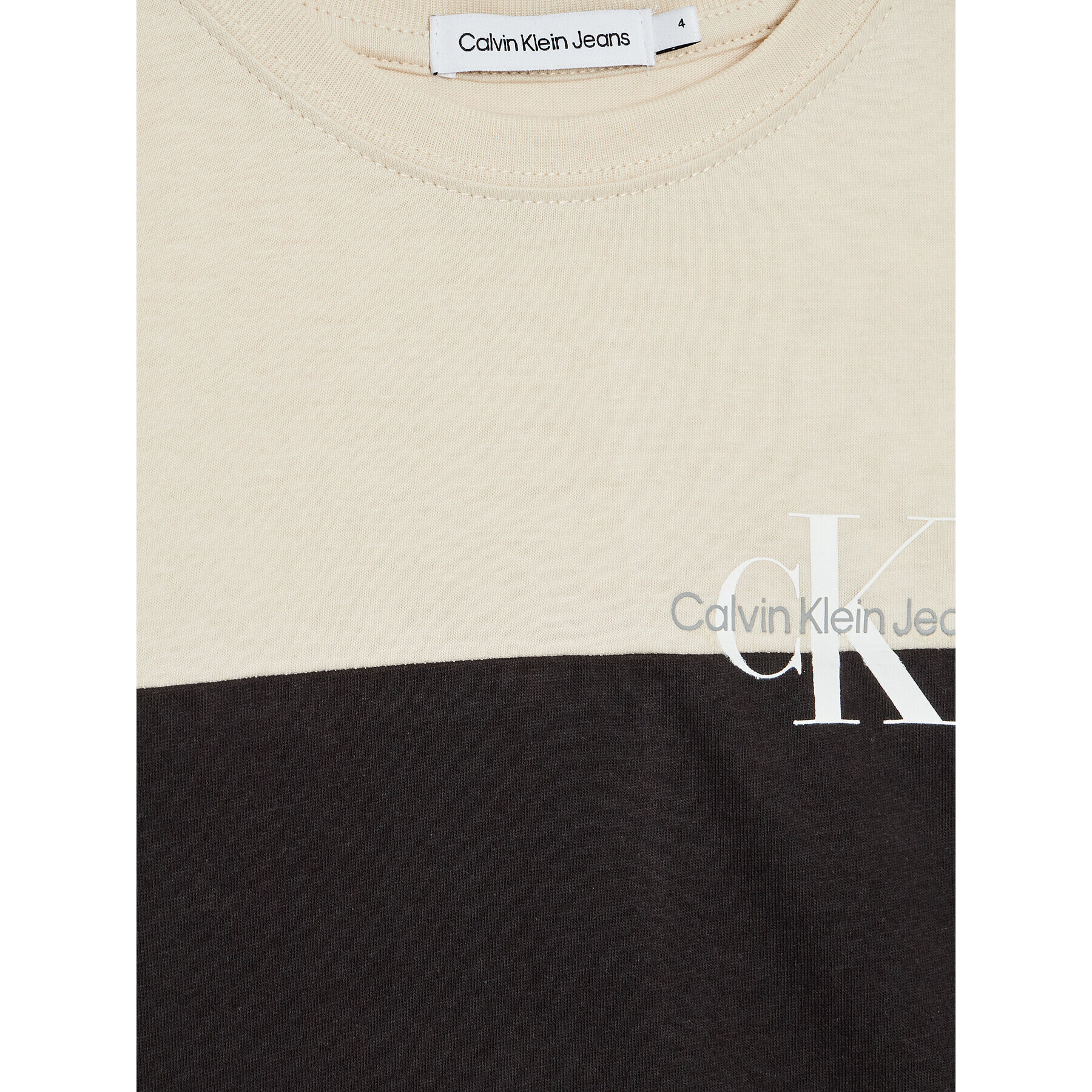 Calvin Klein Jeans Тишърт IB0IB01449 Черен Classic Fit - Pepit.bg