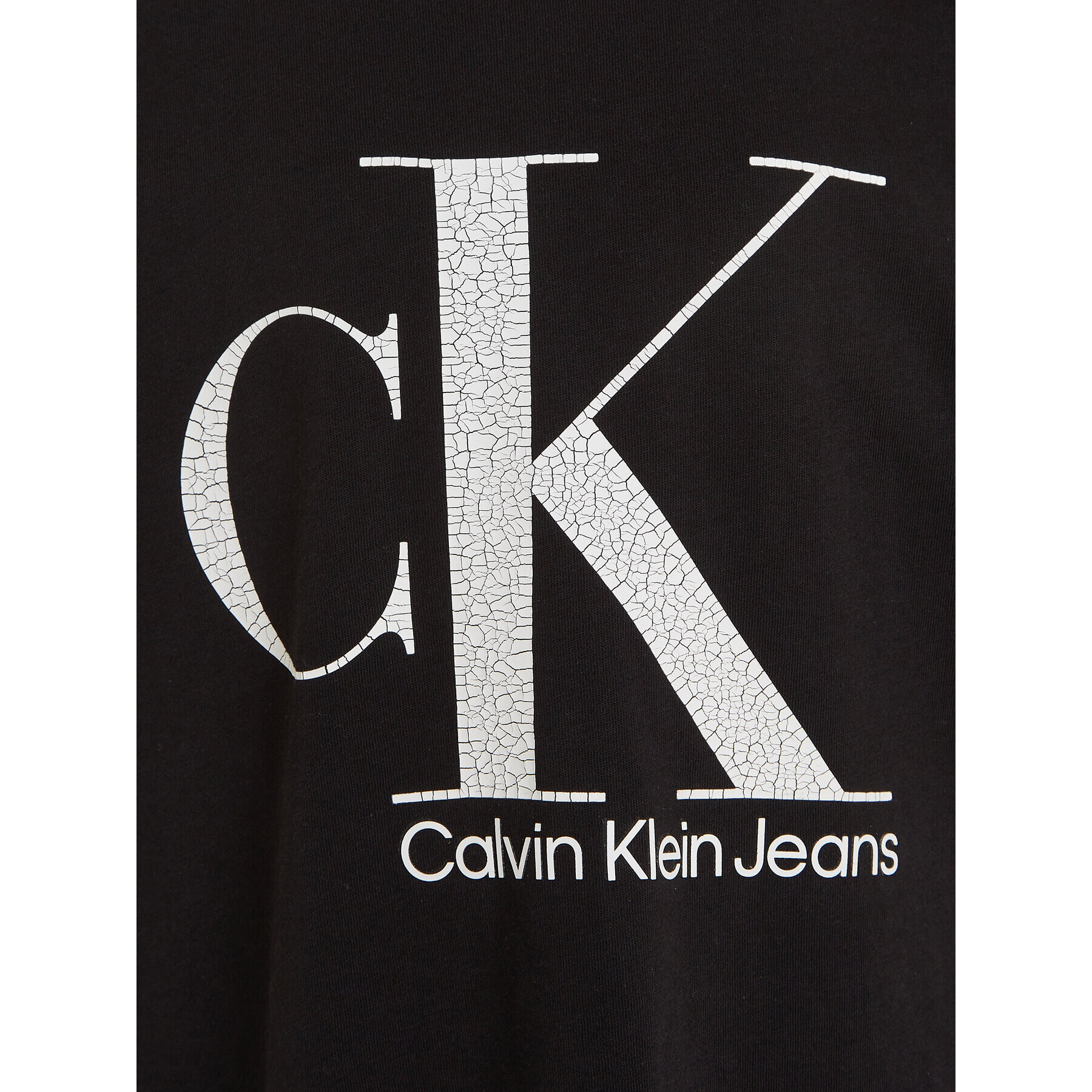 Calvin Klein Jeans Тишърт IB0IB01899 Черен Regular Fit - Pepit.bg