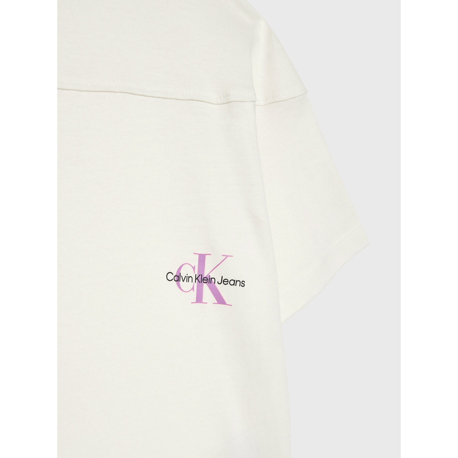 Calvin Klein Jeans Тишърт IG0IG01859 Бял Relaxed Fit - Pepit.bg
