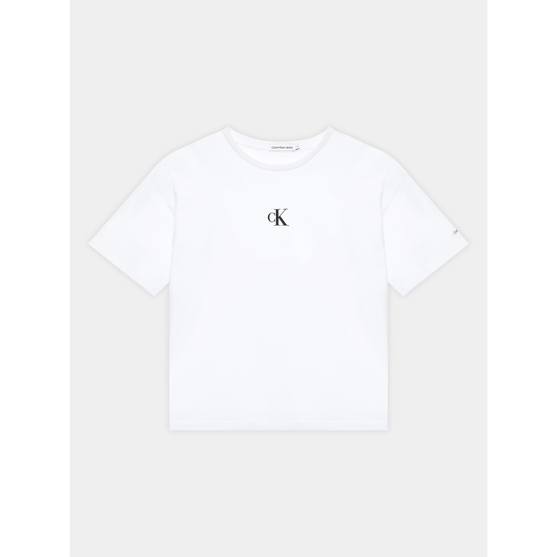 Calvin Klein Jeans Тишърт IG0IG02136 Бял Boxy Fit - Pepit.bg