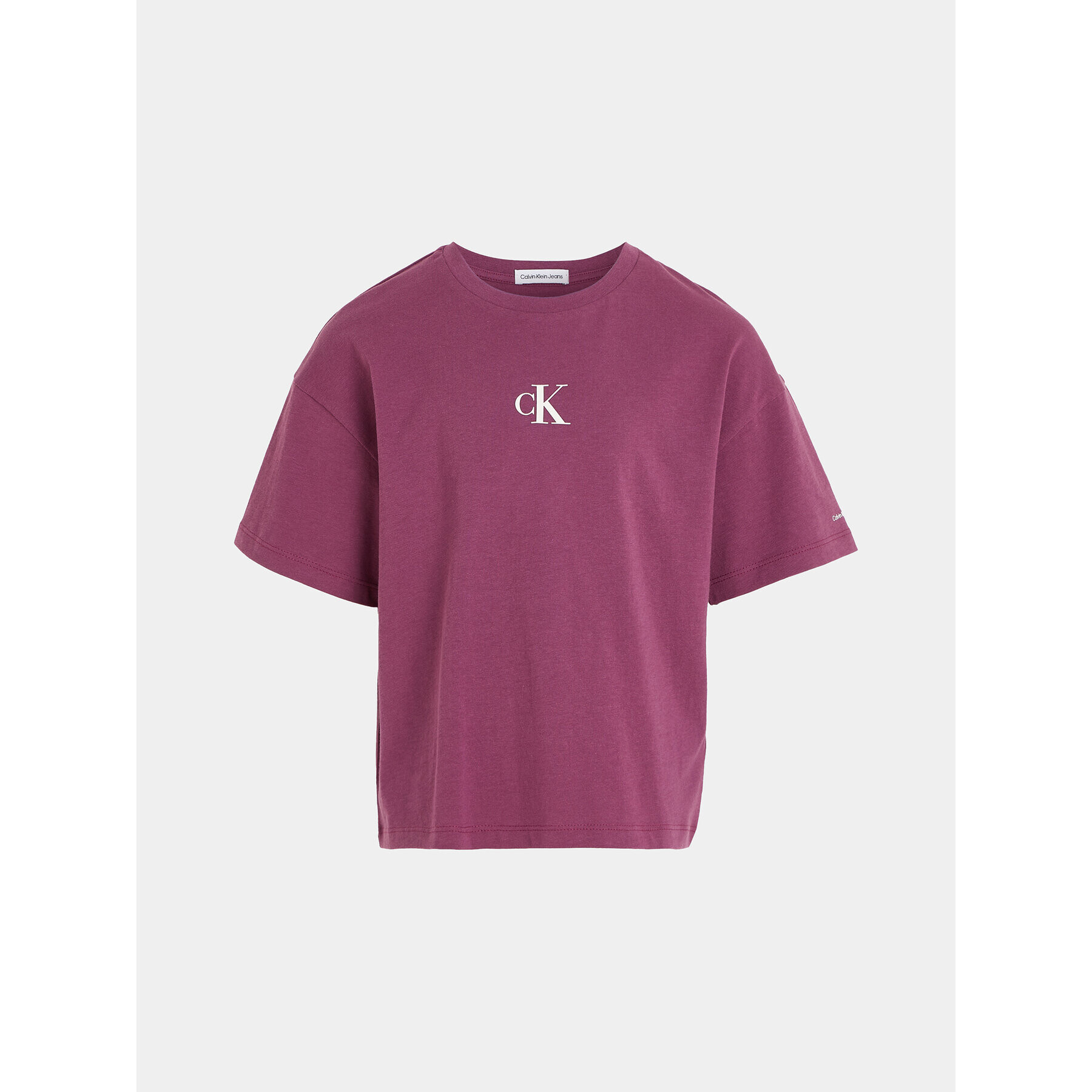 Calvin Klein Jeans Тишърт IG0IG02136 Виолетов Boxy Fit - Pepit.bg