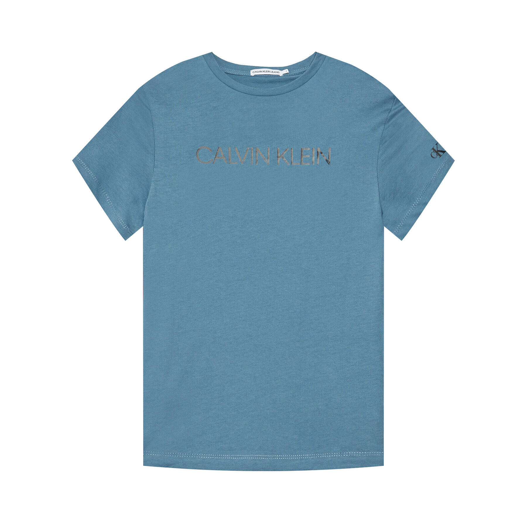 Calvin Klein Jeans Тишърт Institutional IB0IB00347 Син Regular Fit - Pepit.bg