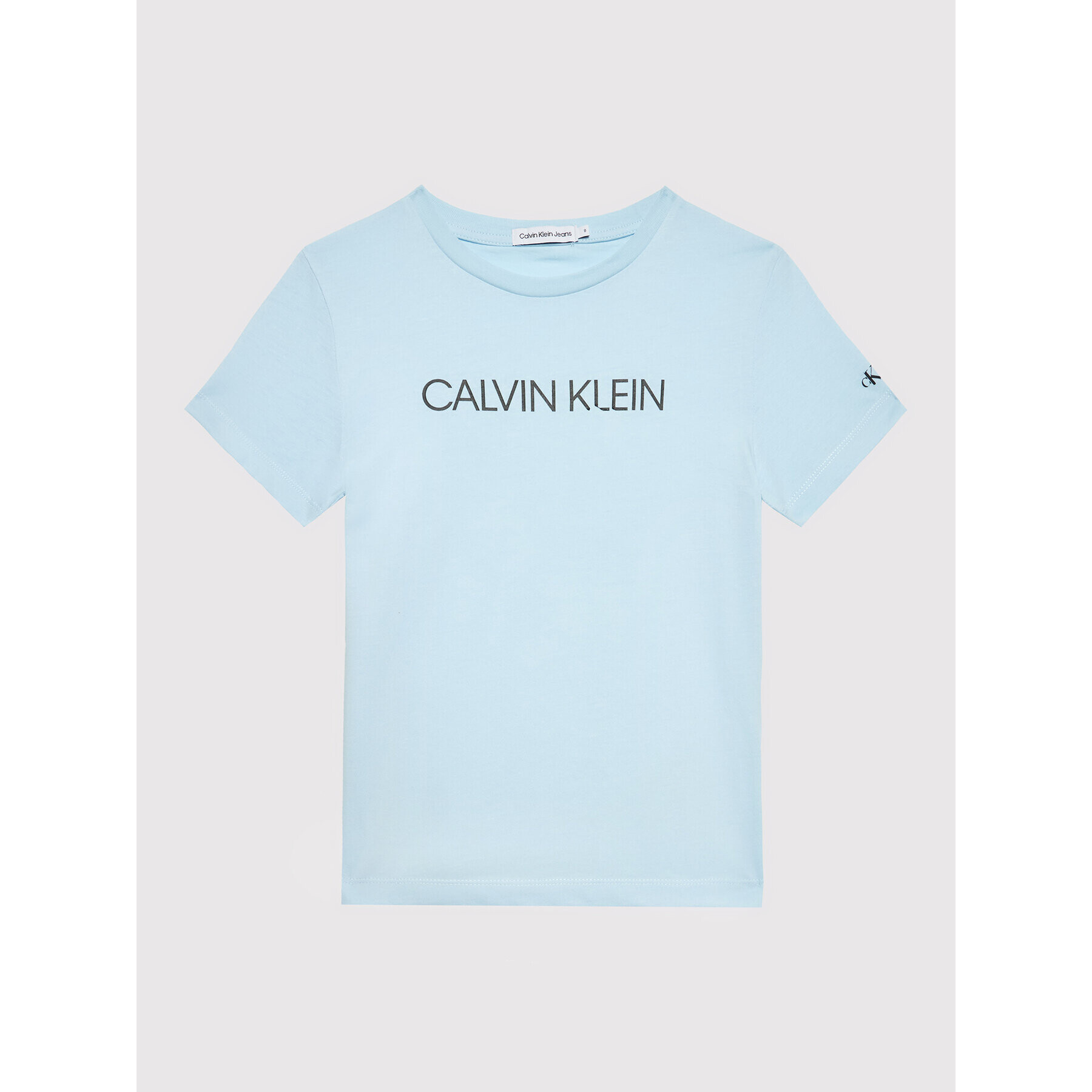 Calvin Klein Jeans Тишърт Institutional IB0IB00347 Син Regular Fit - Pepit.bg