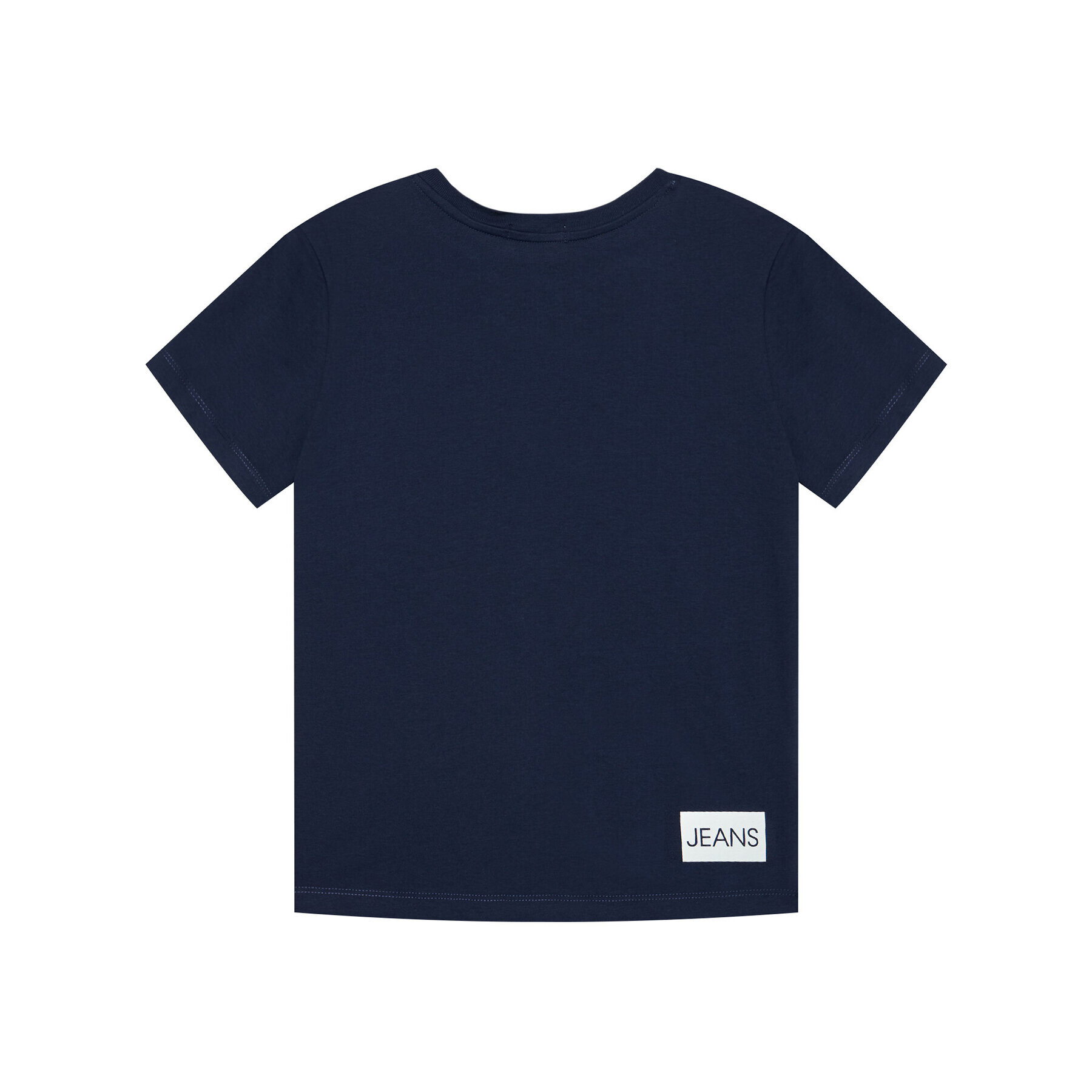 Calvin Klein Jeans Тишърт Institutional IB0IB00347 Тъмносин Regular Fit - Pepit.bg