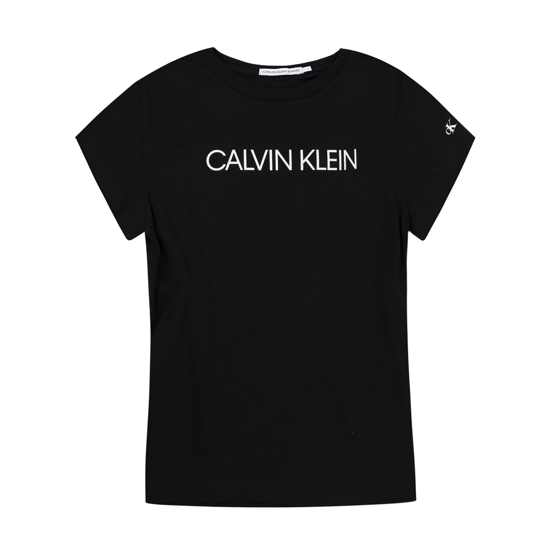 Calvin Klein Jeans Тишърт Institutional IG0IG00380 Черен Slim Fit - Pepit.bg