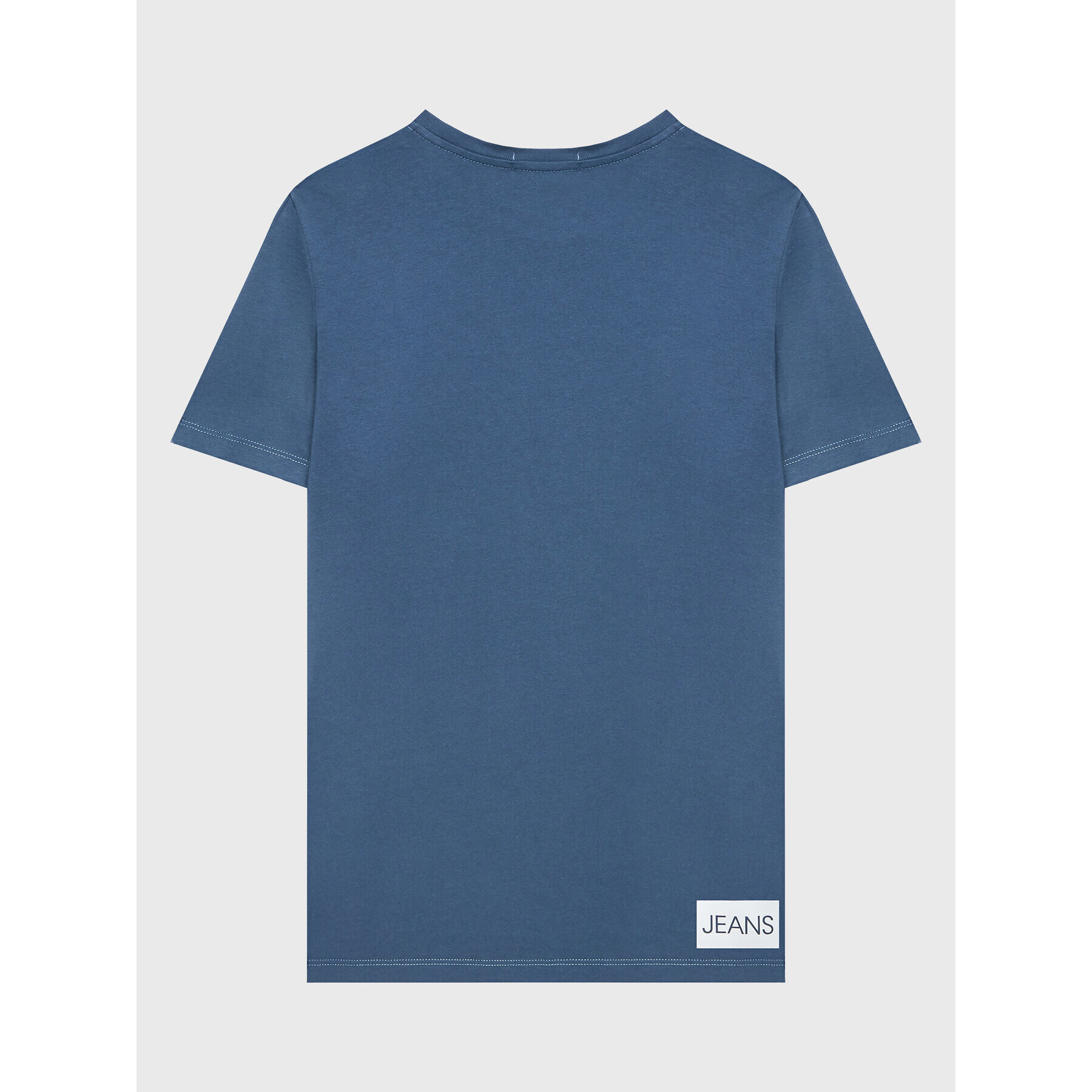 Calvin Klein Jeans Тишърт Institutional IU0IU00298 Тъмносин Regular Fit - Pepit.bg