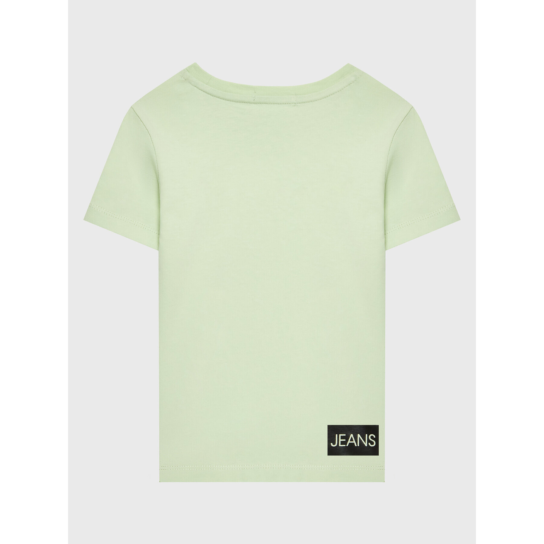 Calvin Klein Jeans Тишърт Institutional IU0IU00298 Зелен Regular Fit - Pepit.bg