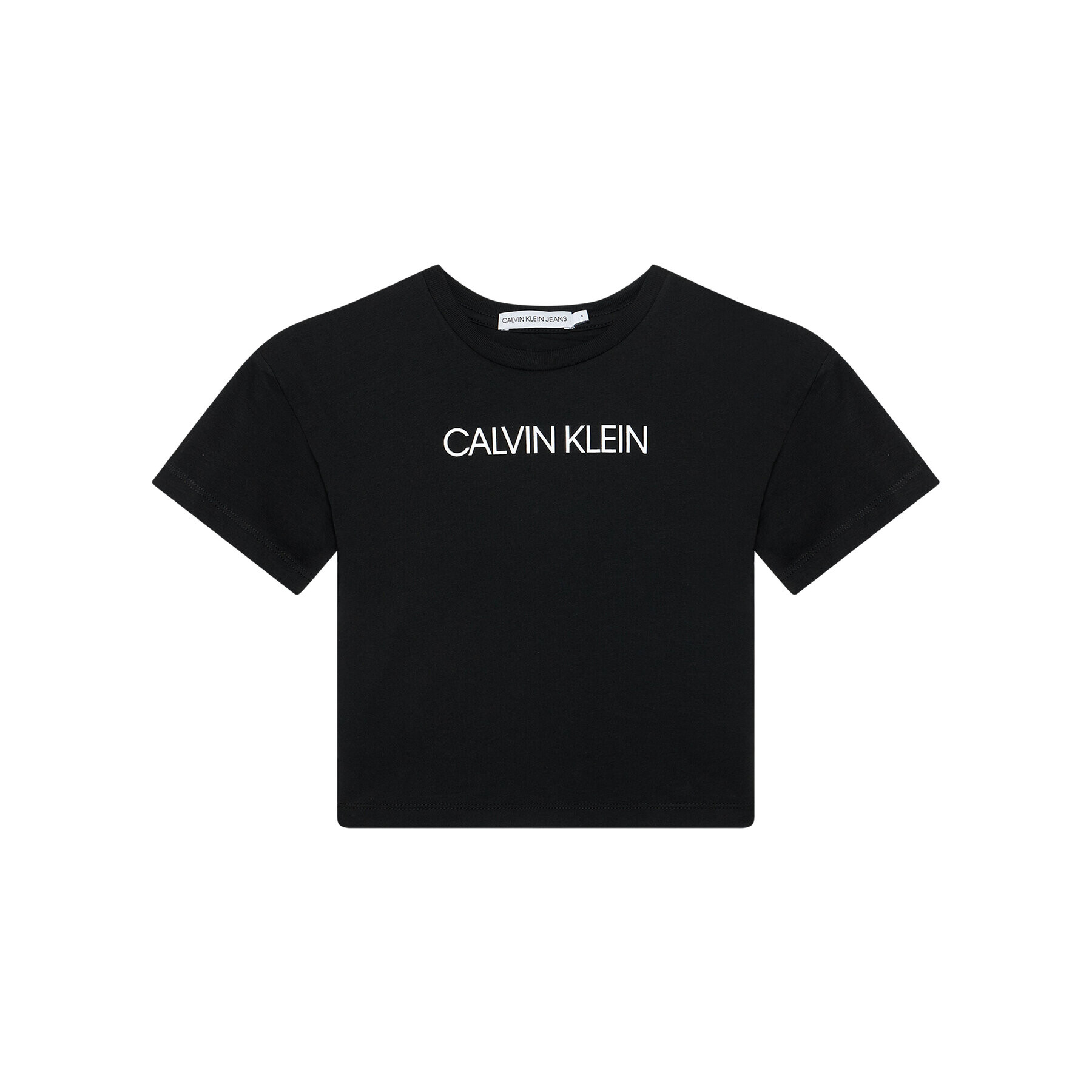 Calvin Klein Jeans Тишърт Institutional Logo IG0IG01064 Черен Boxy Fit - Pepit.bg