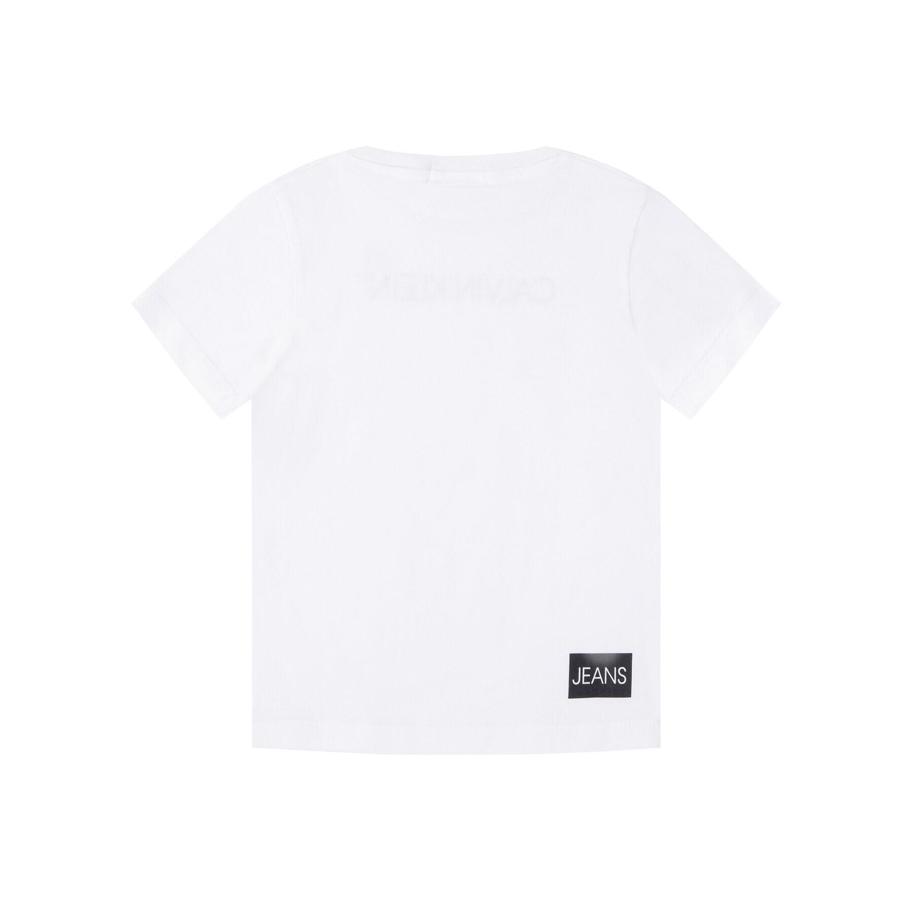 Calvin Klein Jeans Тишърт Institutional SS IB0IB00347 Бял Regular Fit - Pepit.bg