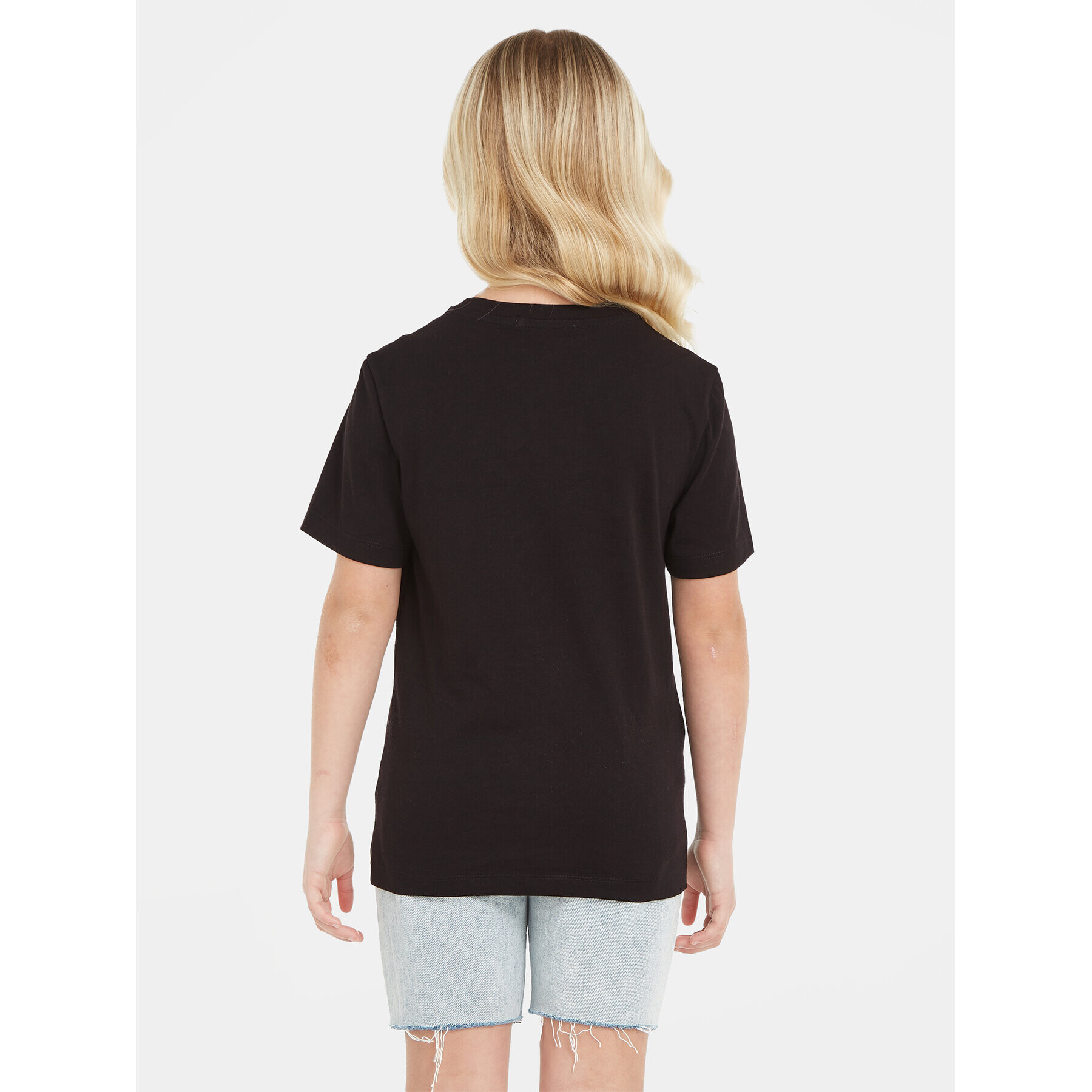 Calvin Klein Jeans Тишърт IU0IU00460 Черен Regular Fit - Pepit.bg
