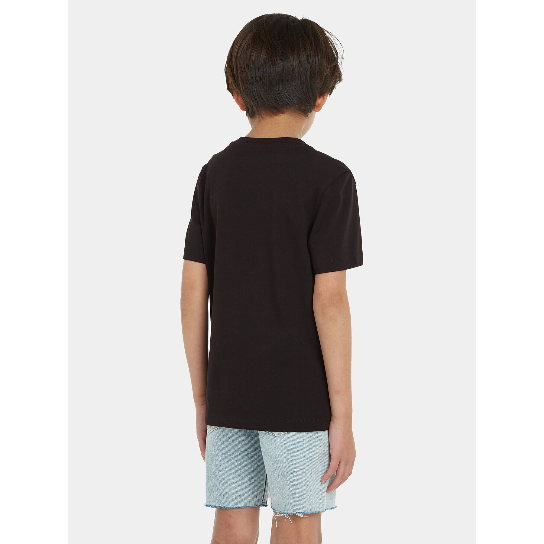 Calvin Klein Jeans Тишърт IU0IU00460 Черен Regular Fit - Pepit.bg