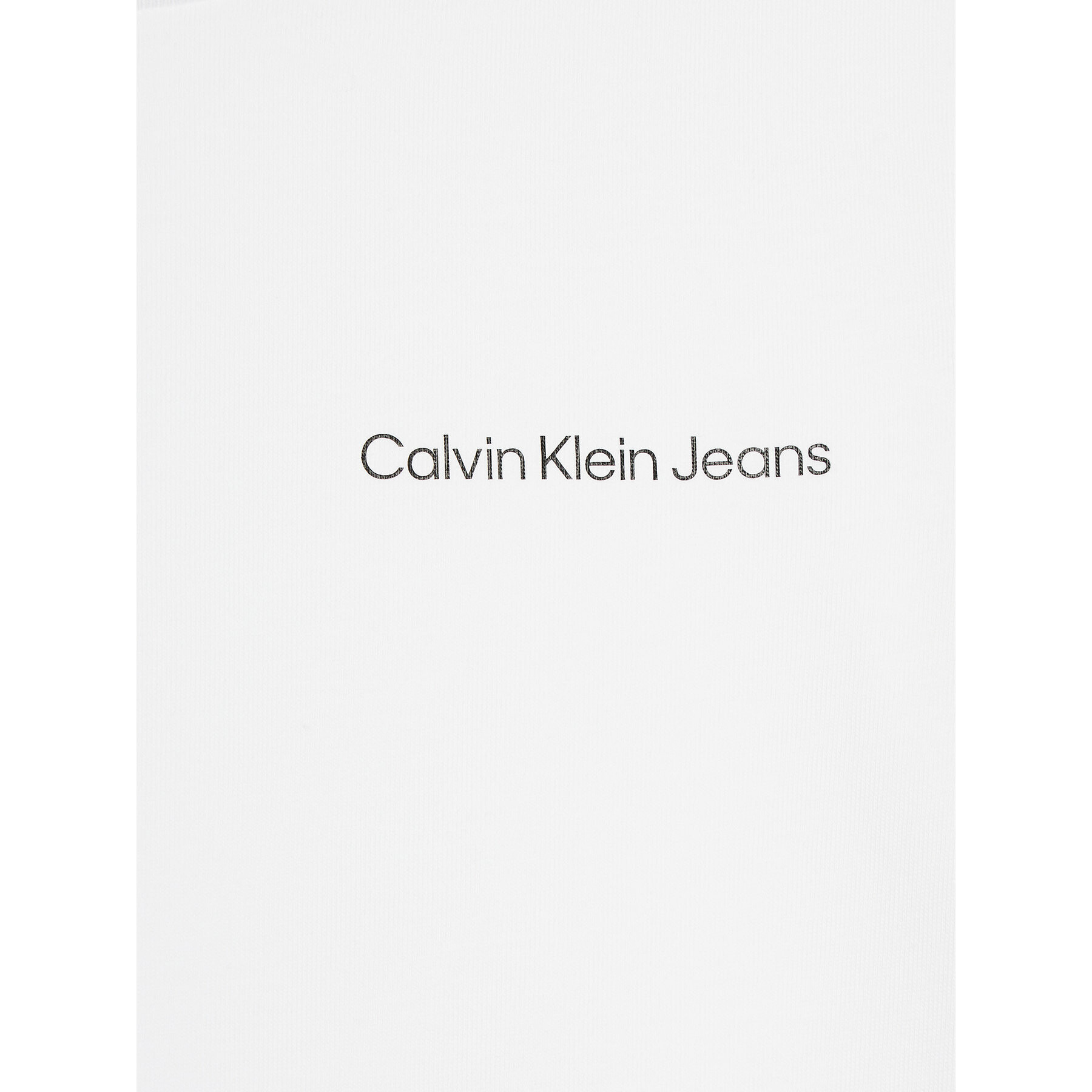 Calvin Klein Jeans Тишърт IU0IU00544 Бял Regular Fit - Pepit.bg