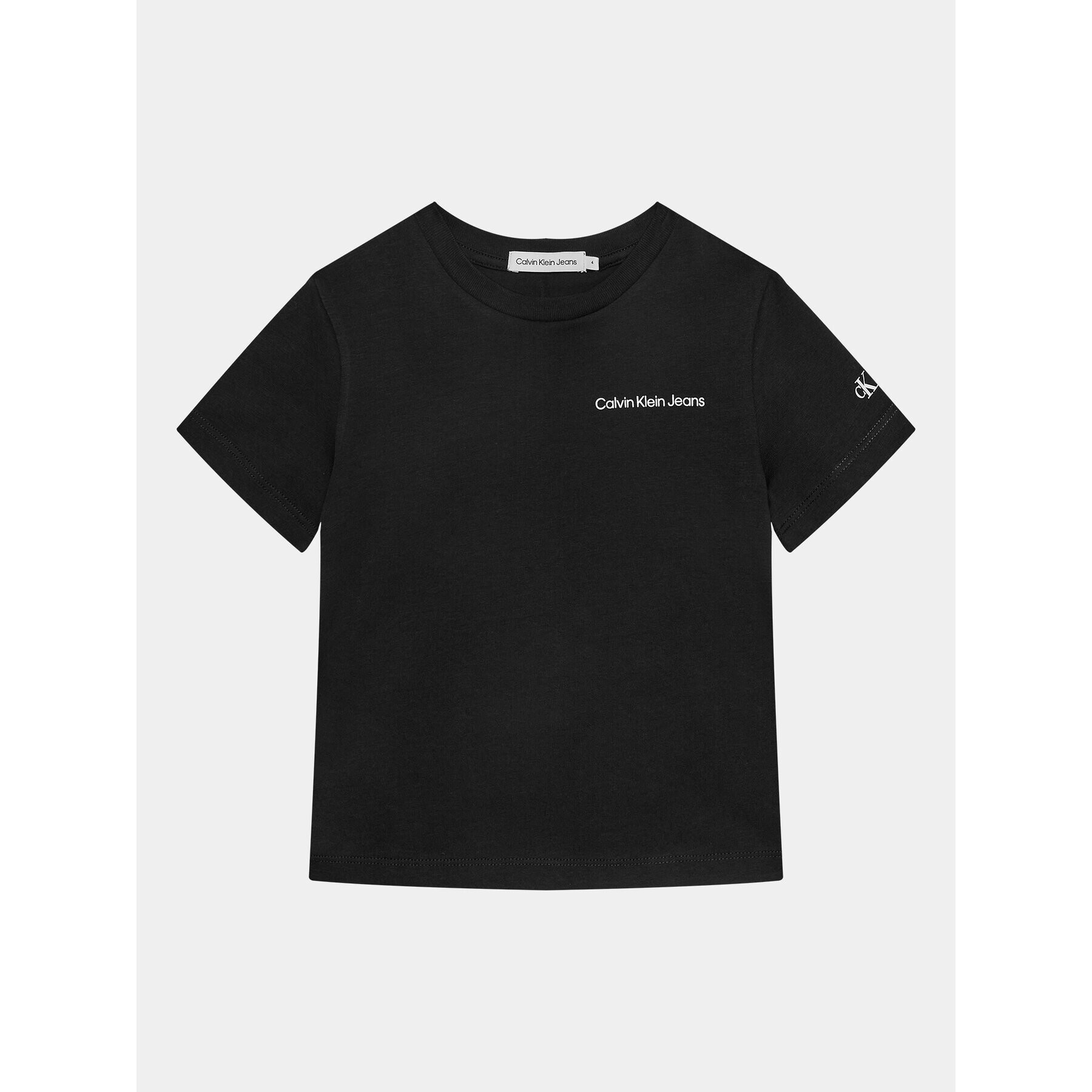 Calvin Klein Jeans Тишърт IU0IU00544 Черен Regular Fit - Pepit.bg