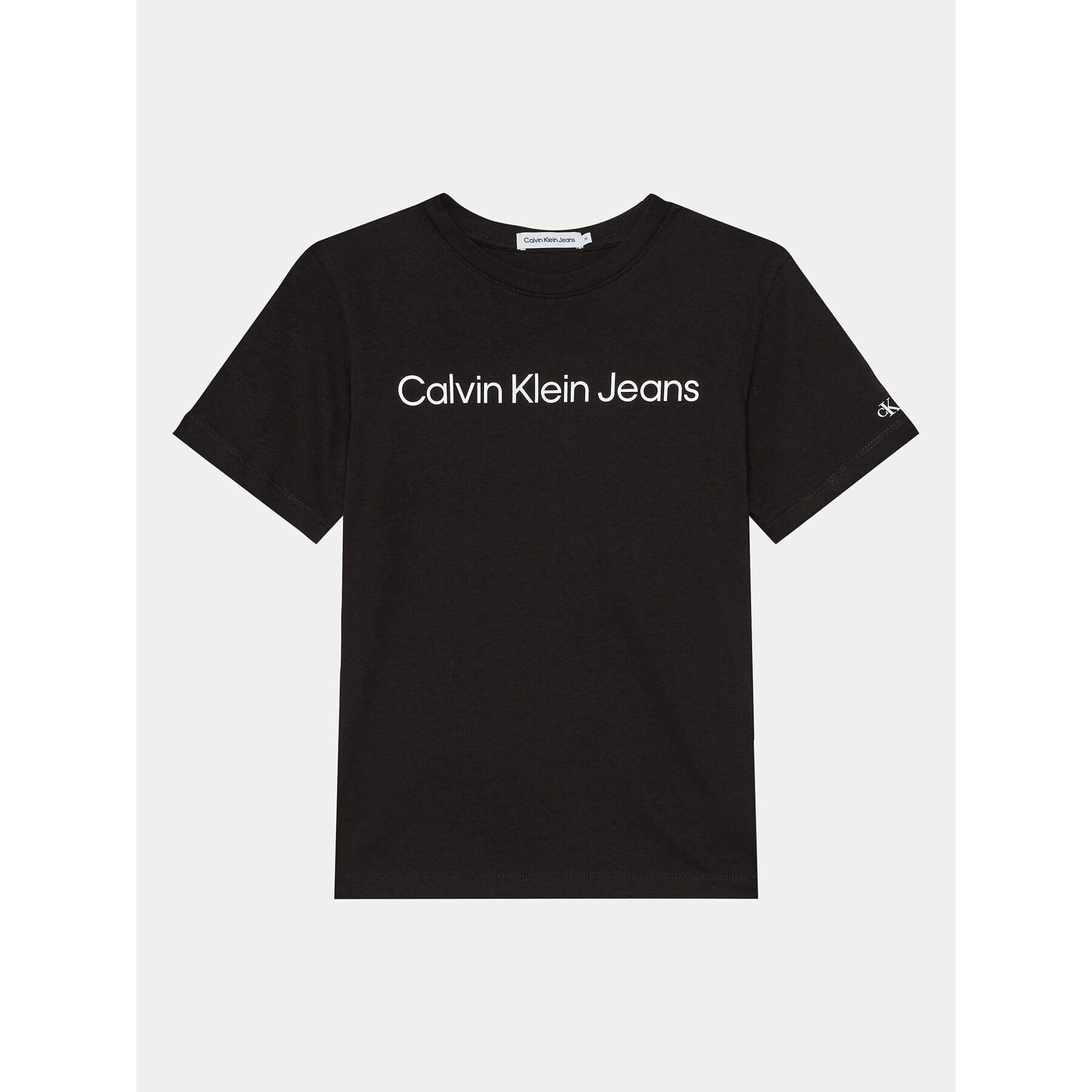 Calvin Klein Jeans Тишърт IU0IU00599 D Черен Regular Fit - Pepit.bg
