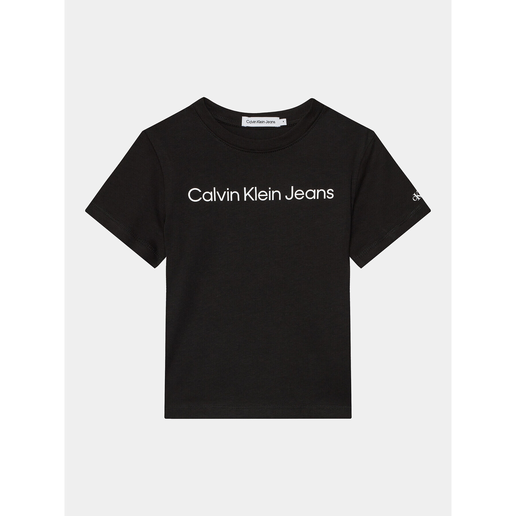 Calvin Klein Jeans Тишърт IU0IU00599 M Черен Regular Fit - Pepit.bg