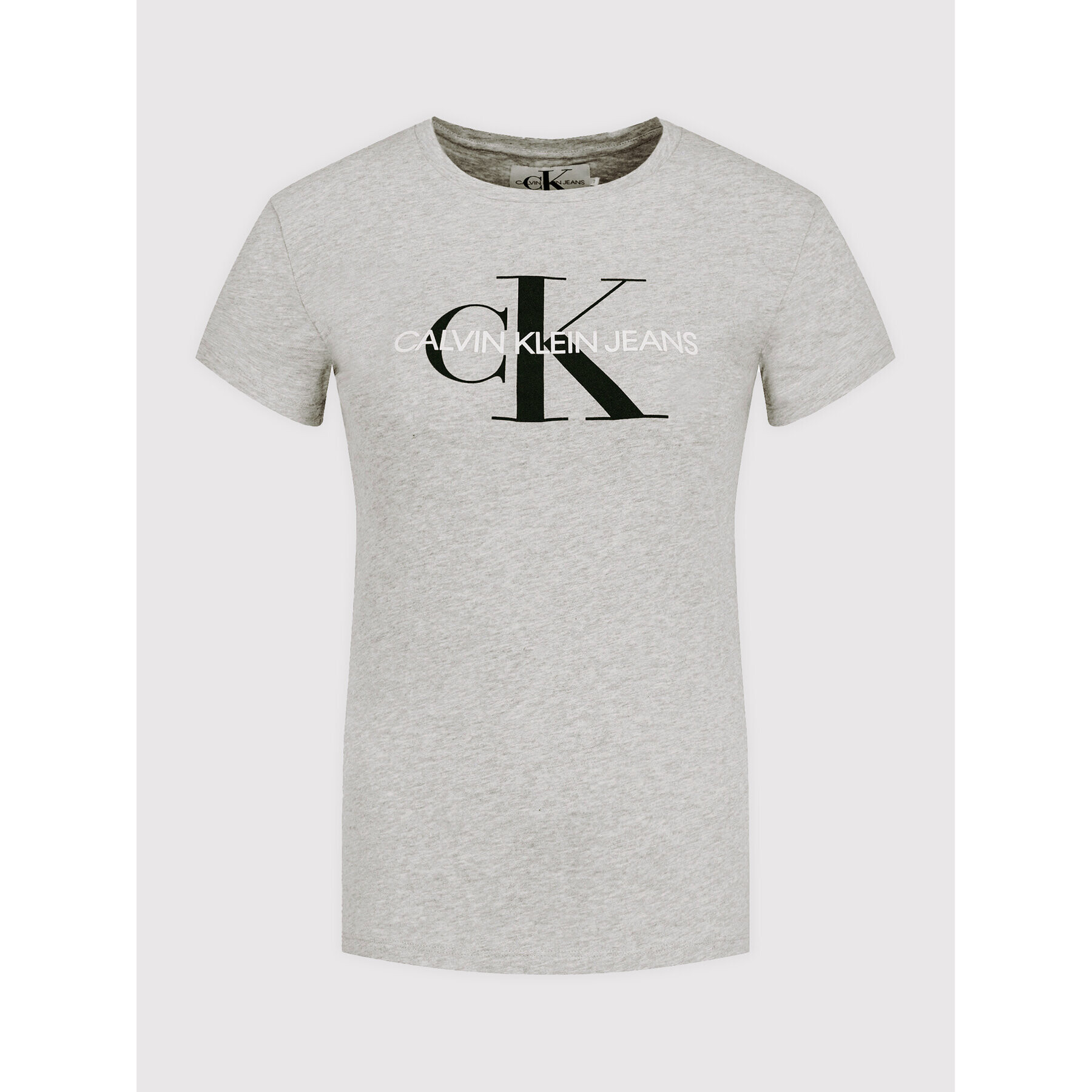Calvin Klein Jeans Тишърт J20J207878 Сив Regular Fit - Pepit.bg