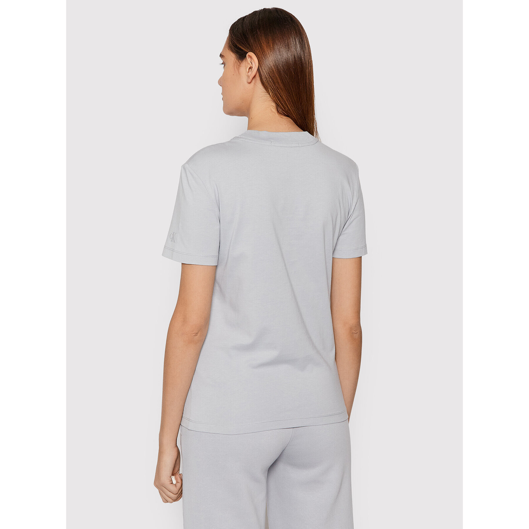 Calvin Klein Jeans Тишърт J20J216808 Сив Regular Fit - Pepit.bg