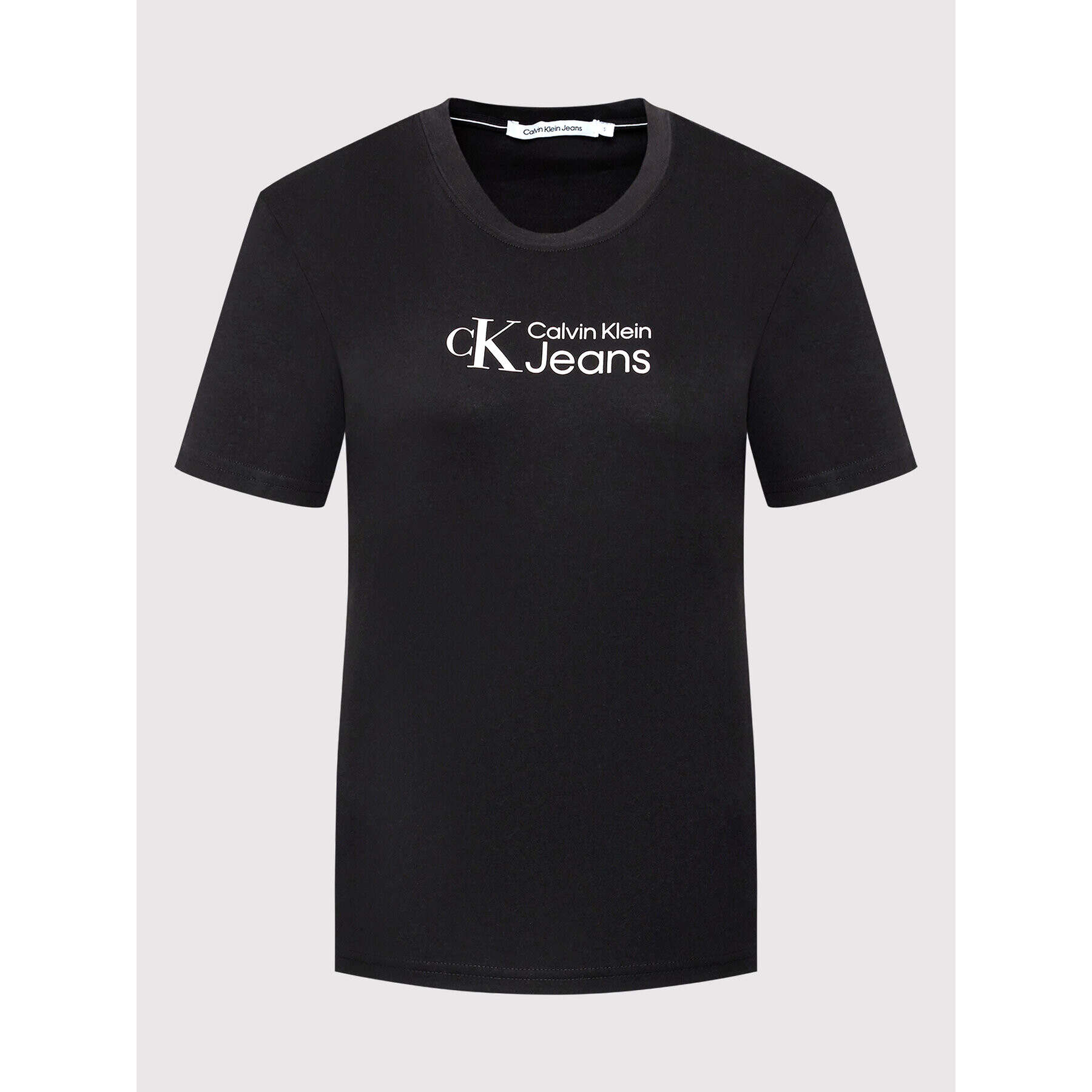 Calvin Klein Jeans Тишърт J20J218201 Черен Relaxed Fit - Pepit.bg