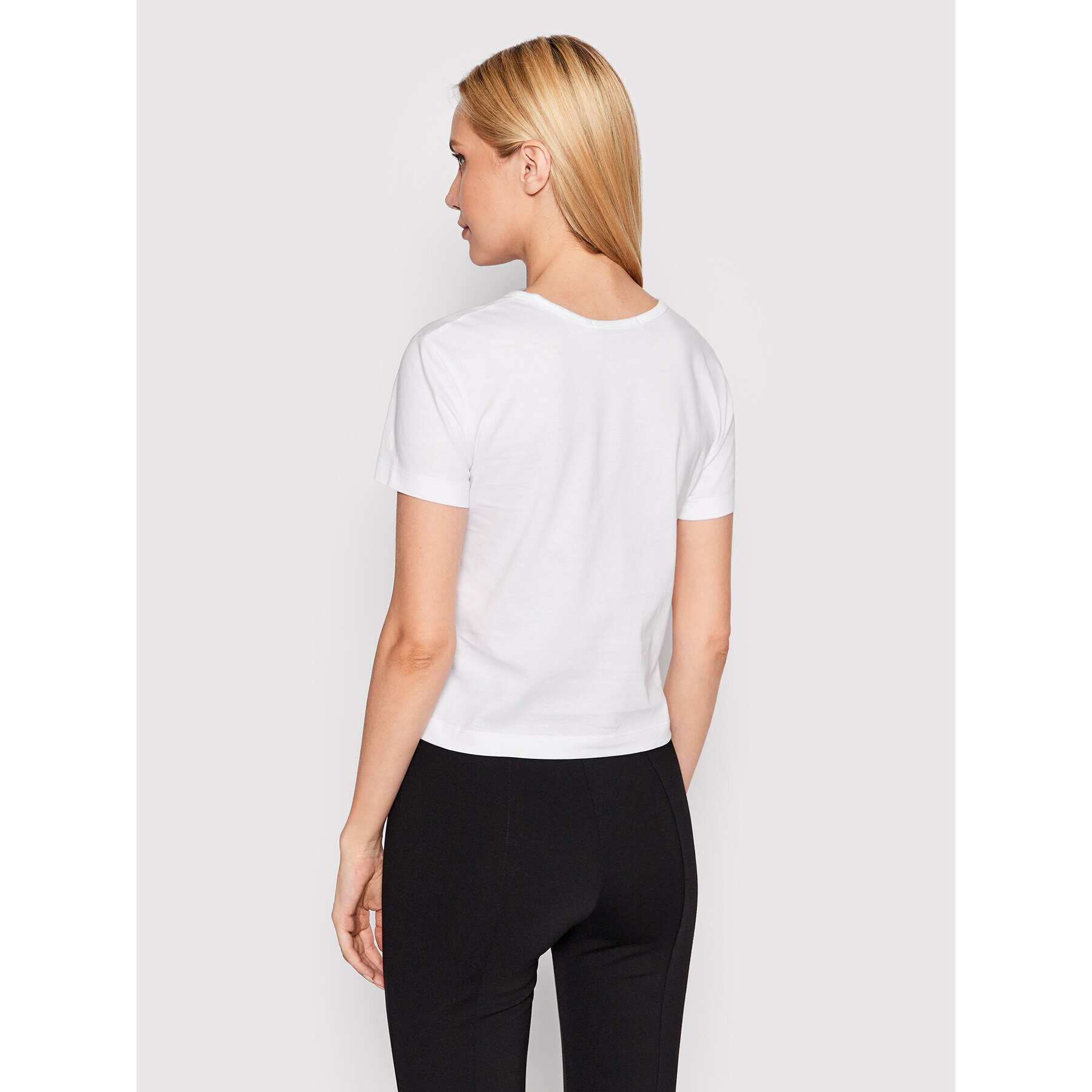 Calvin Klein Jeans Тишърт J20J219003 Бял Regular Fit - Pepit.bg