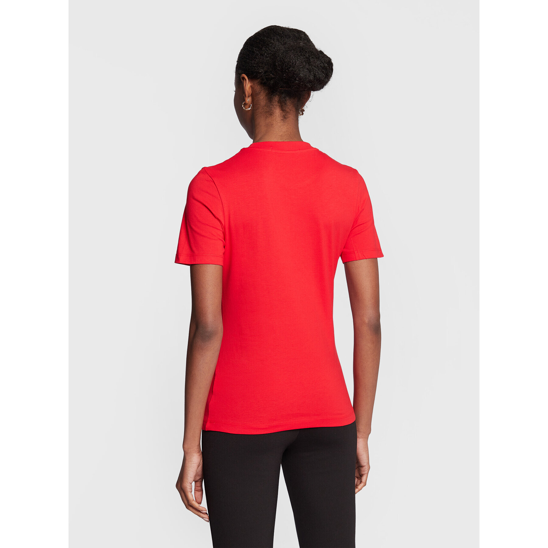 Calvin Klein Jeans Тишърт J20J219135 Червен Slim Fit - Pepit.bg