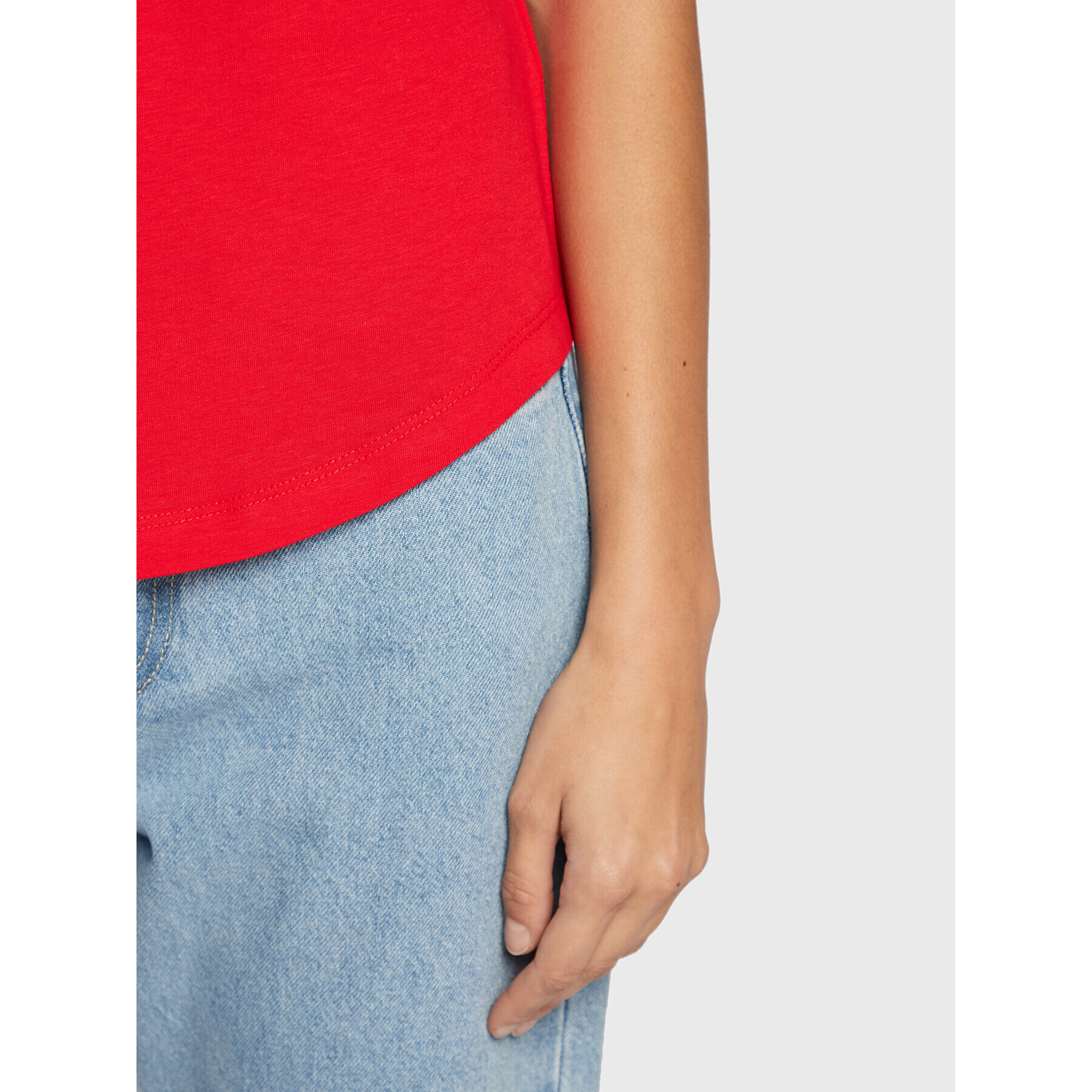 Calvin Klein Jeans Тишърт J20J219138 Червен Regular Fit - Pepit.bg