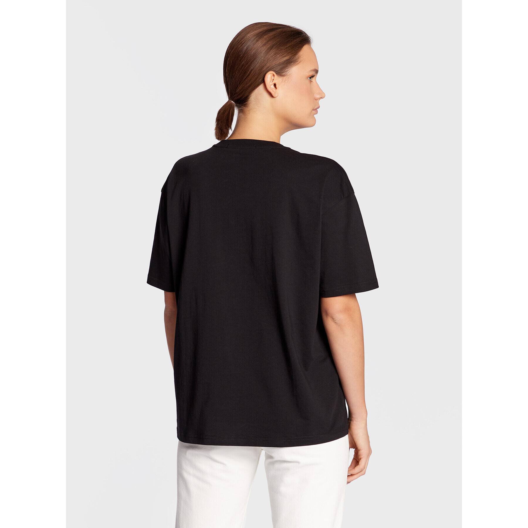 Calvin Klein Jeans Тишърт J20J219887 Черен Relaxed Fit - Pepit.bg