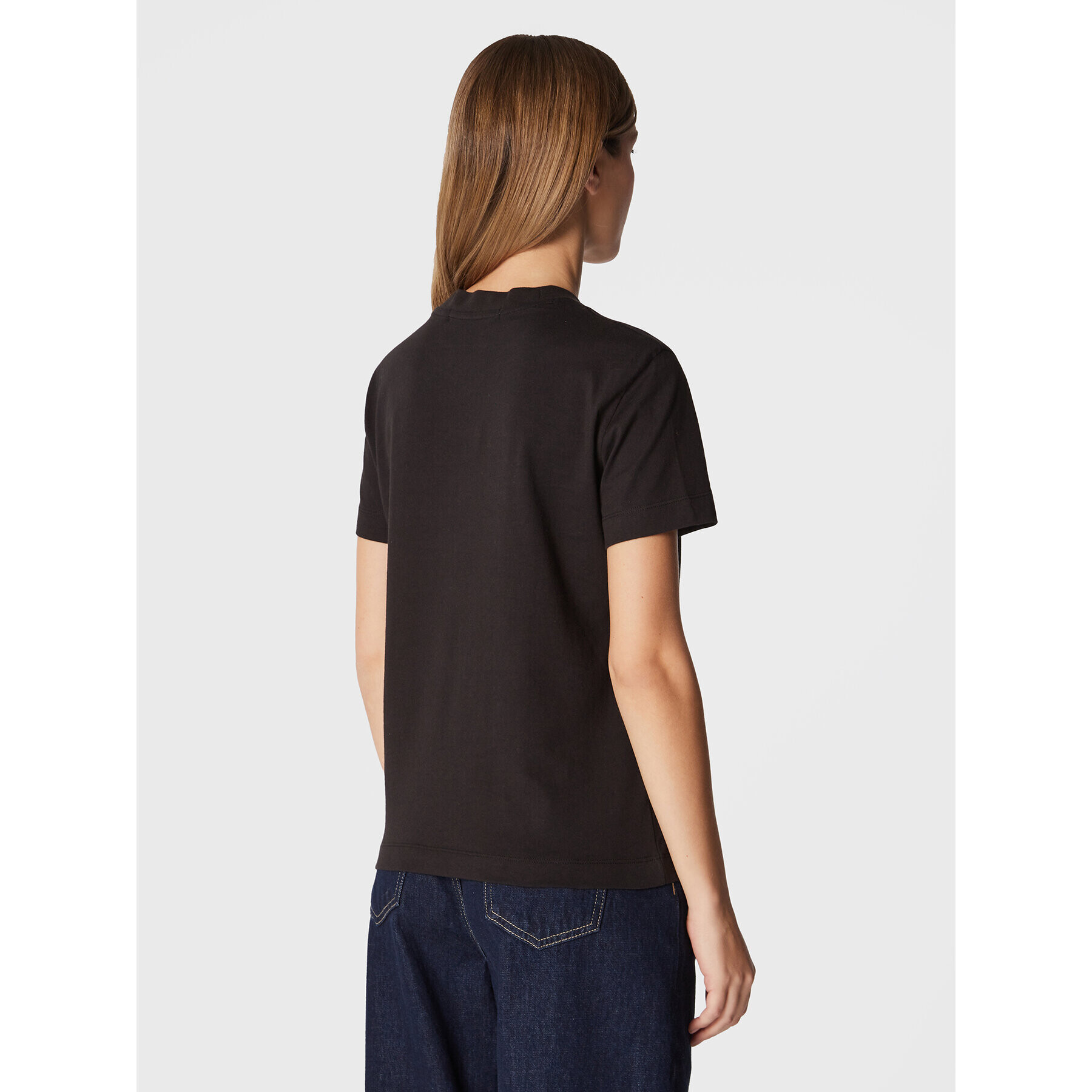 Calvin Klein Jeans Тишърт J20J219889 Черен Regular Fit - Pepit.bg