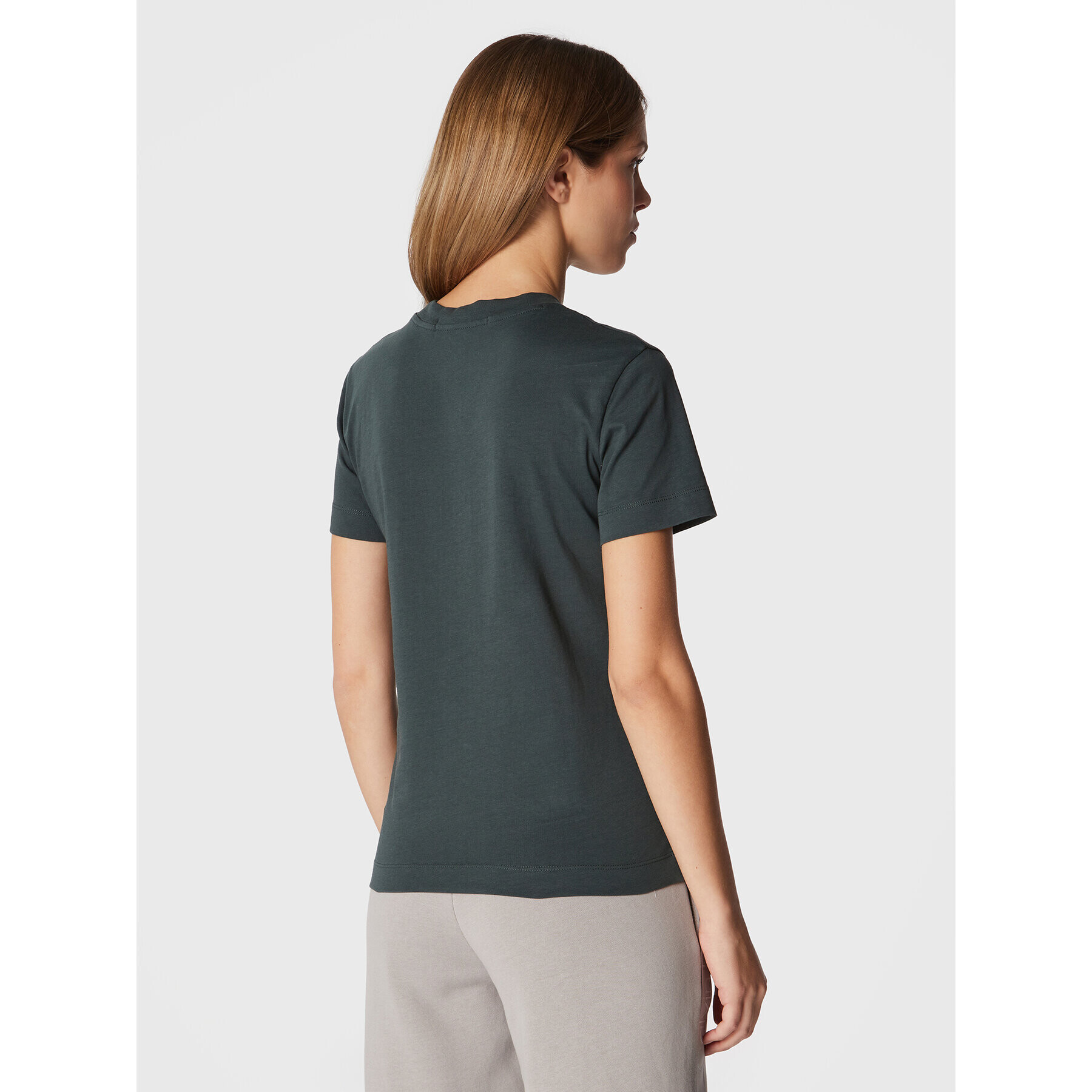 Calvin Klein Jeans Тишърт J20J219889 Зелен Regular Fit - Pepit.bg