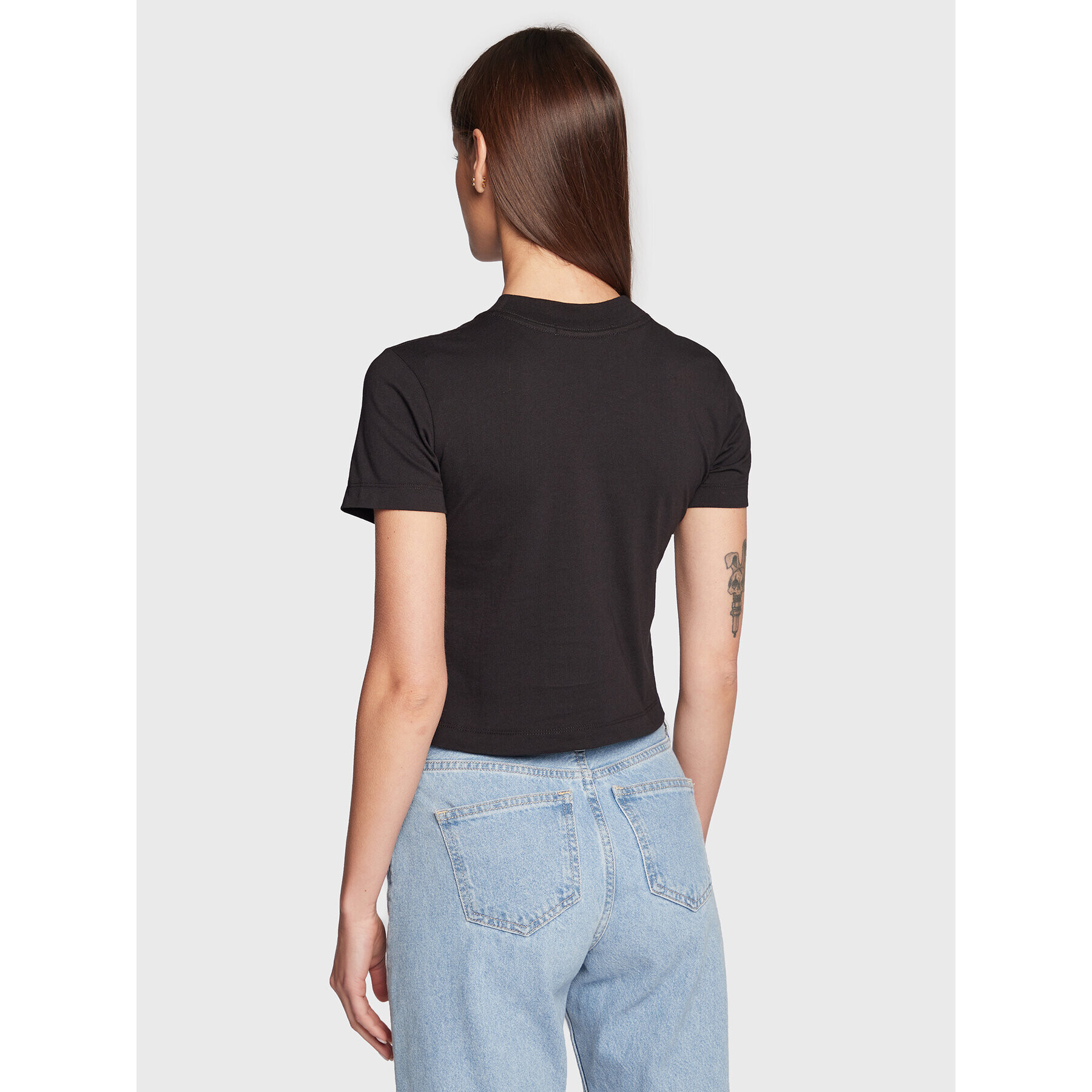 Calvin Klein Jeans Тишърт J20J220276 Черен Regular Fit - Pepit.bg