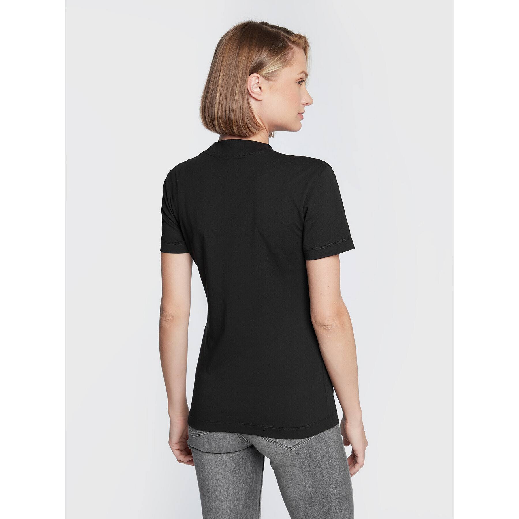 Calvin Klein Jeans Тишърт J20J220478 Черен Regular Fit - Pepit.bg