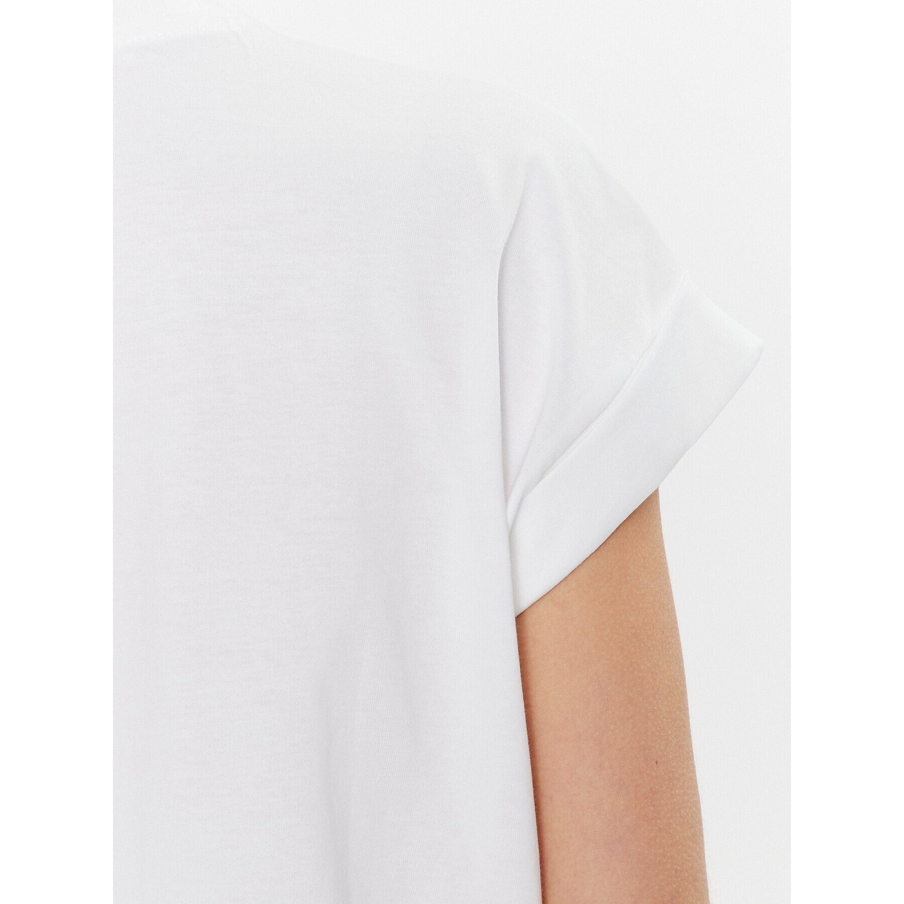 Calvin Klein Jeans Тишърт J20J220717 Бял Relaxed Fit - Pepit.bg