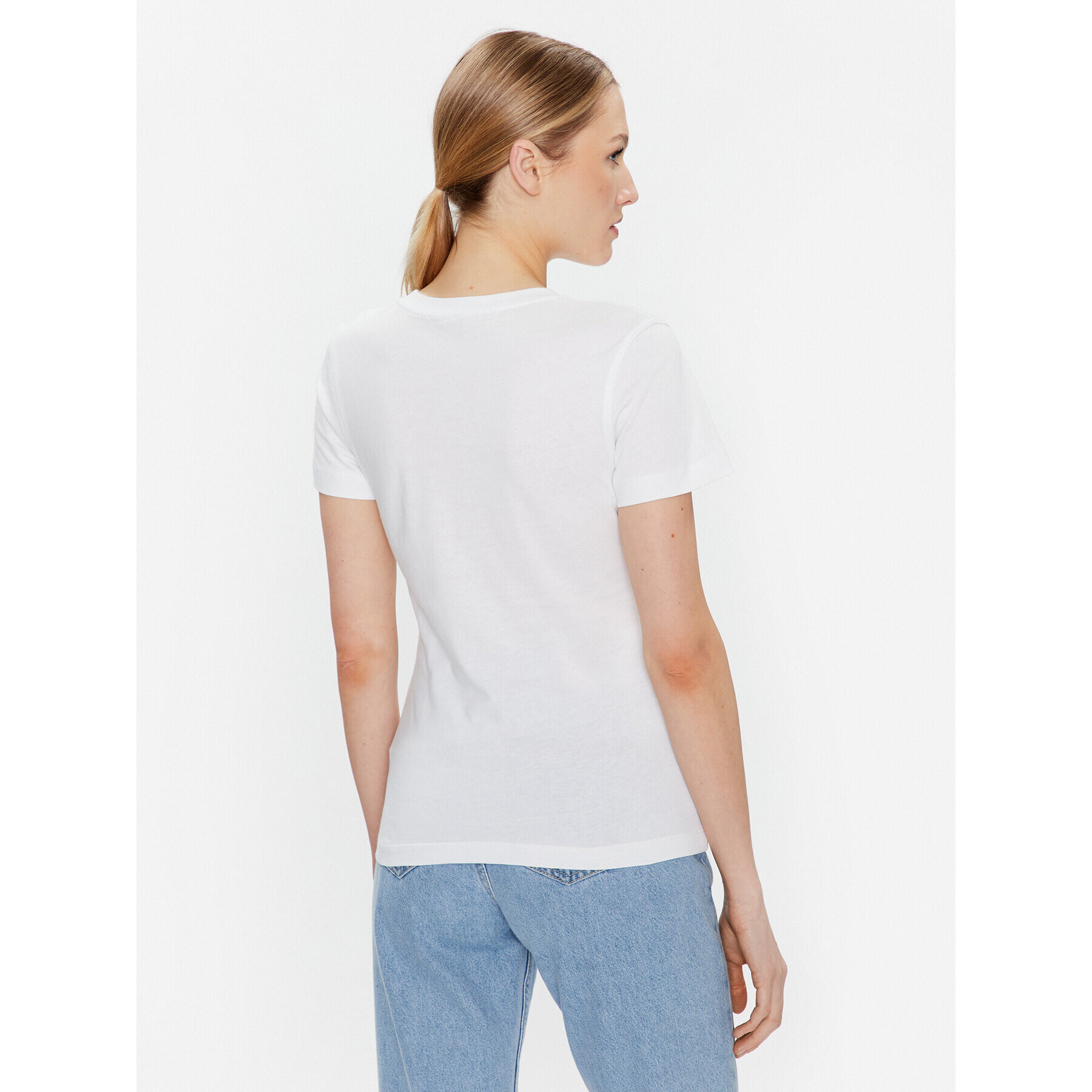 Calvin Klein Jeans Тишърт J20J220720 Бял Regular Fit - Pepit.bg