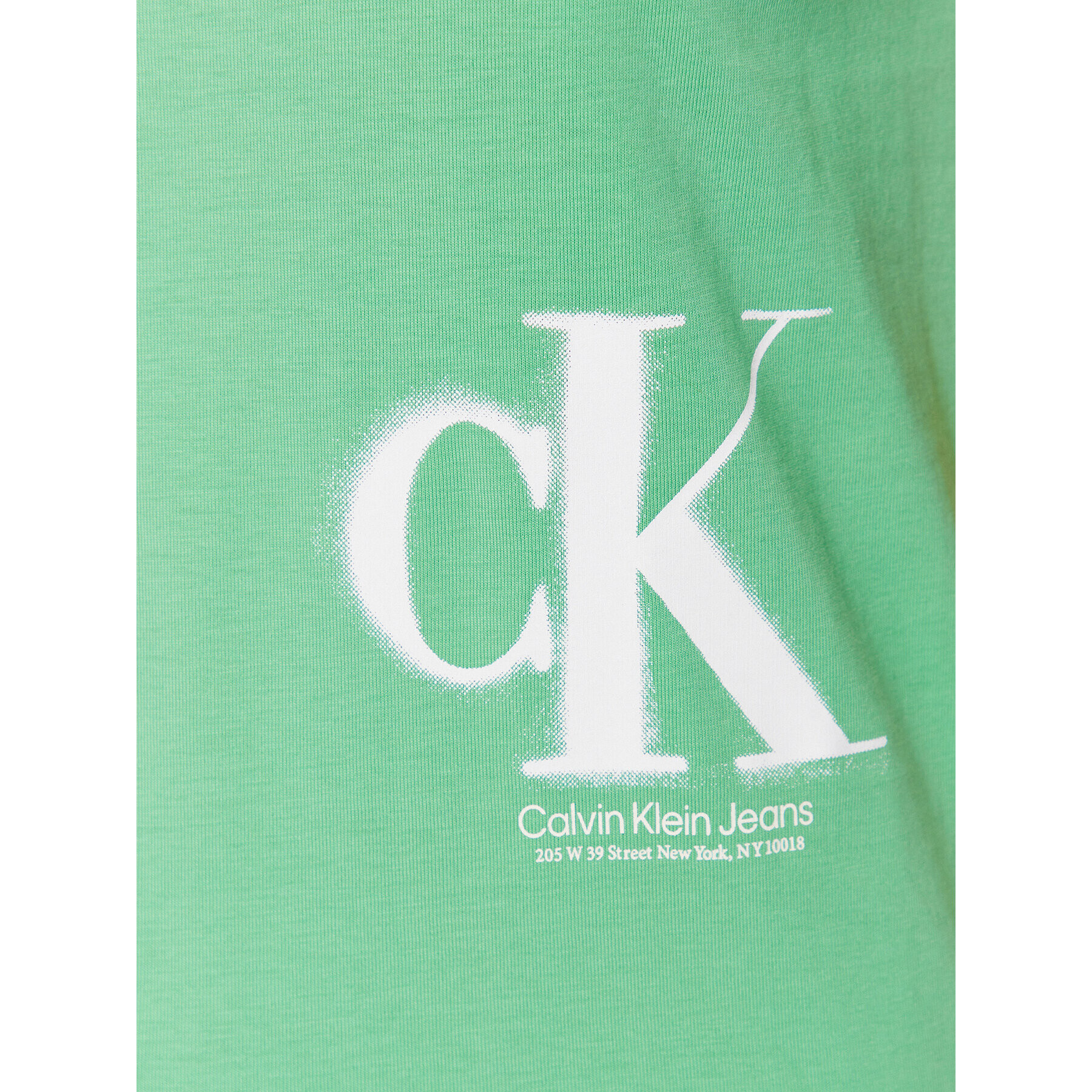 Calvin Klein Jeans Тишърт J20J221063 Зелен Regular Fit - Pepit.bg