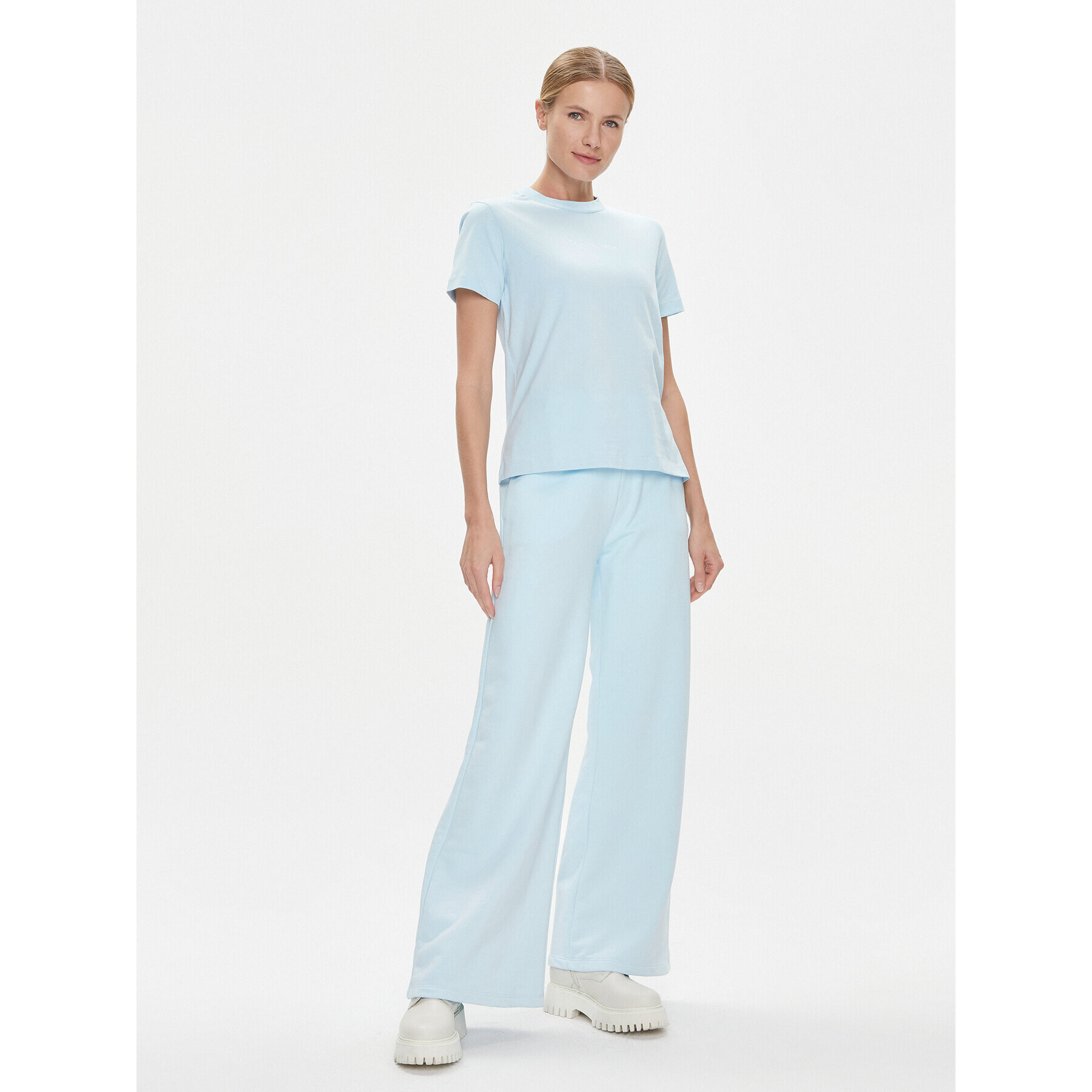 Calvin Klein Jeans Тишърт J20J221065 Син Regular Fit - Pepit.bg