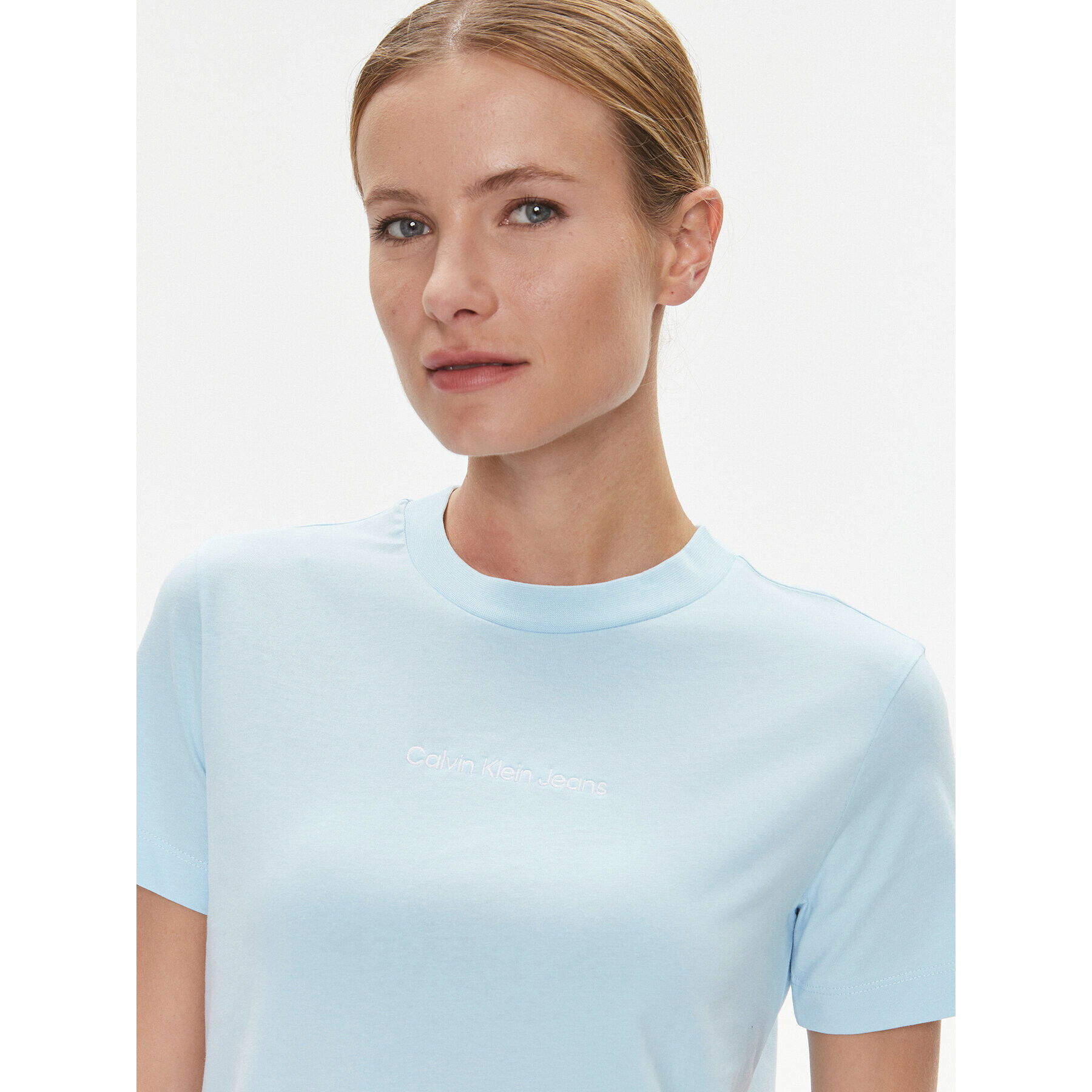 Calvin Klein Jeans Тишърт J20J221065 Син Regular Fit - Pepit.bg