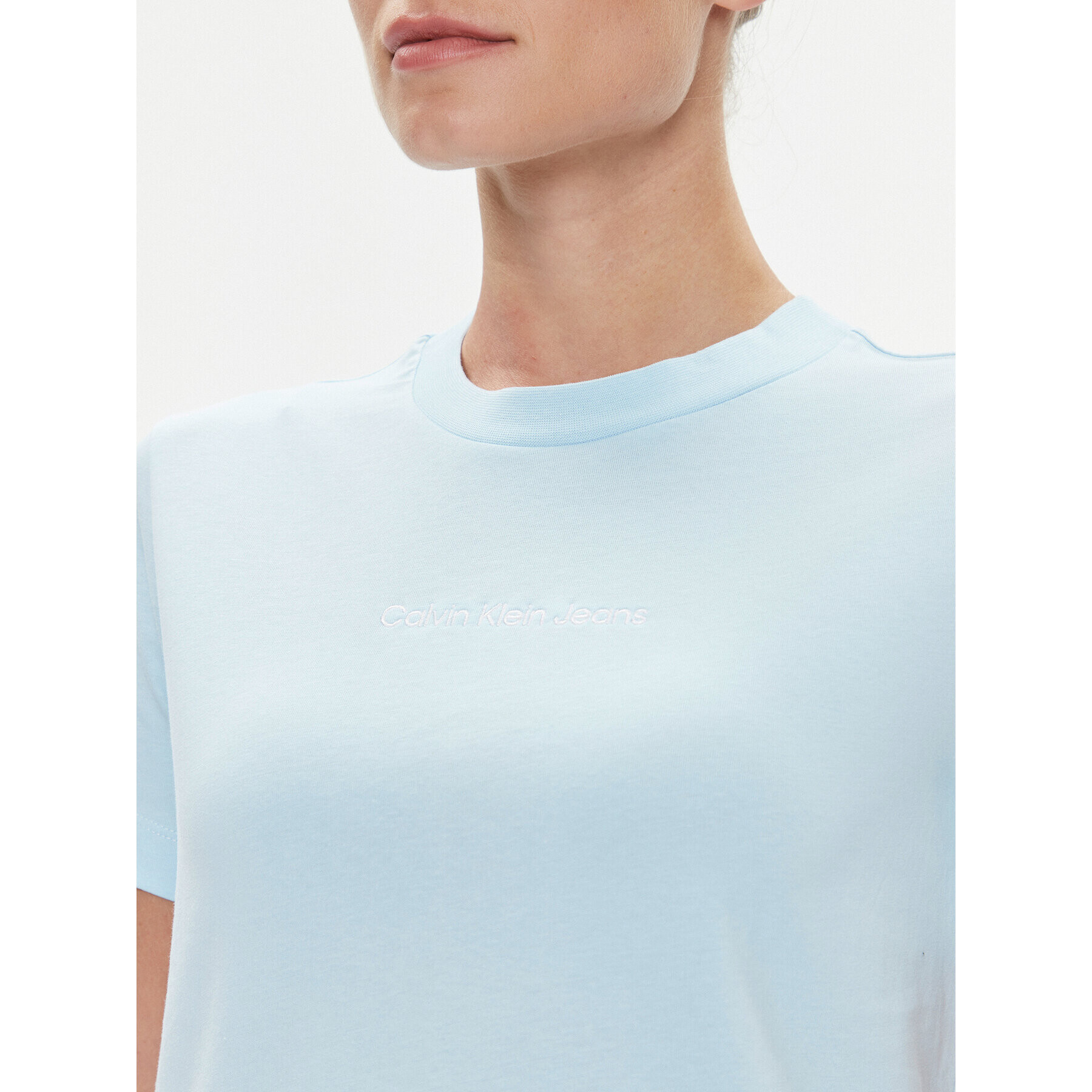 Calvin Klein Jeans Тишърт J20J221065 Син Regular Fit - Pepit.bg