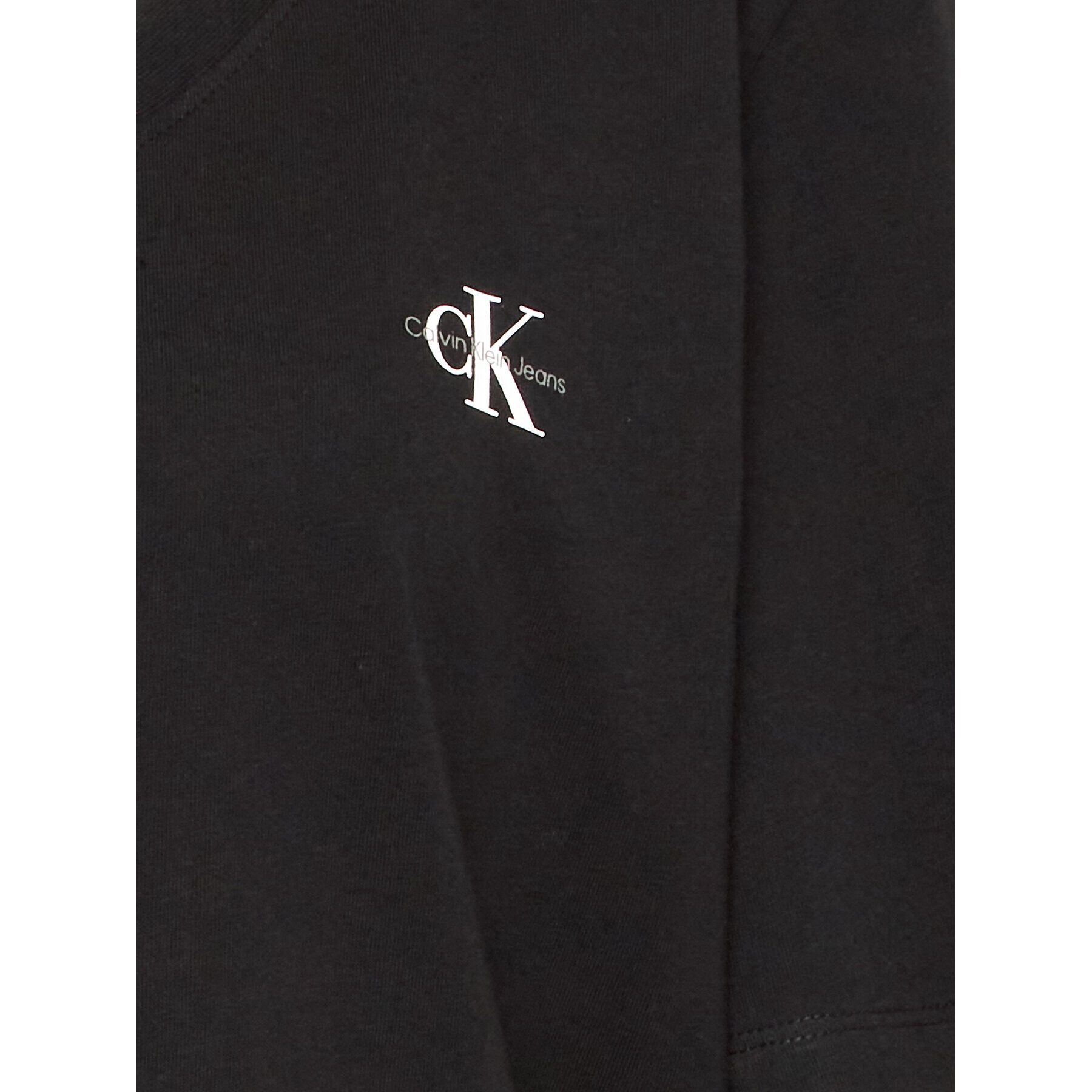 Calvin Klein Jeans Тишърт J20J221204 Черен Regular Fit - Pepit.bg