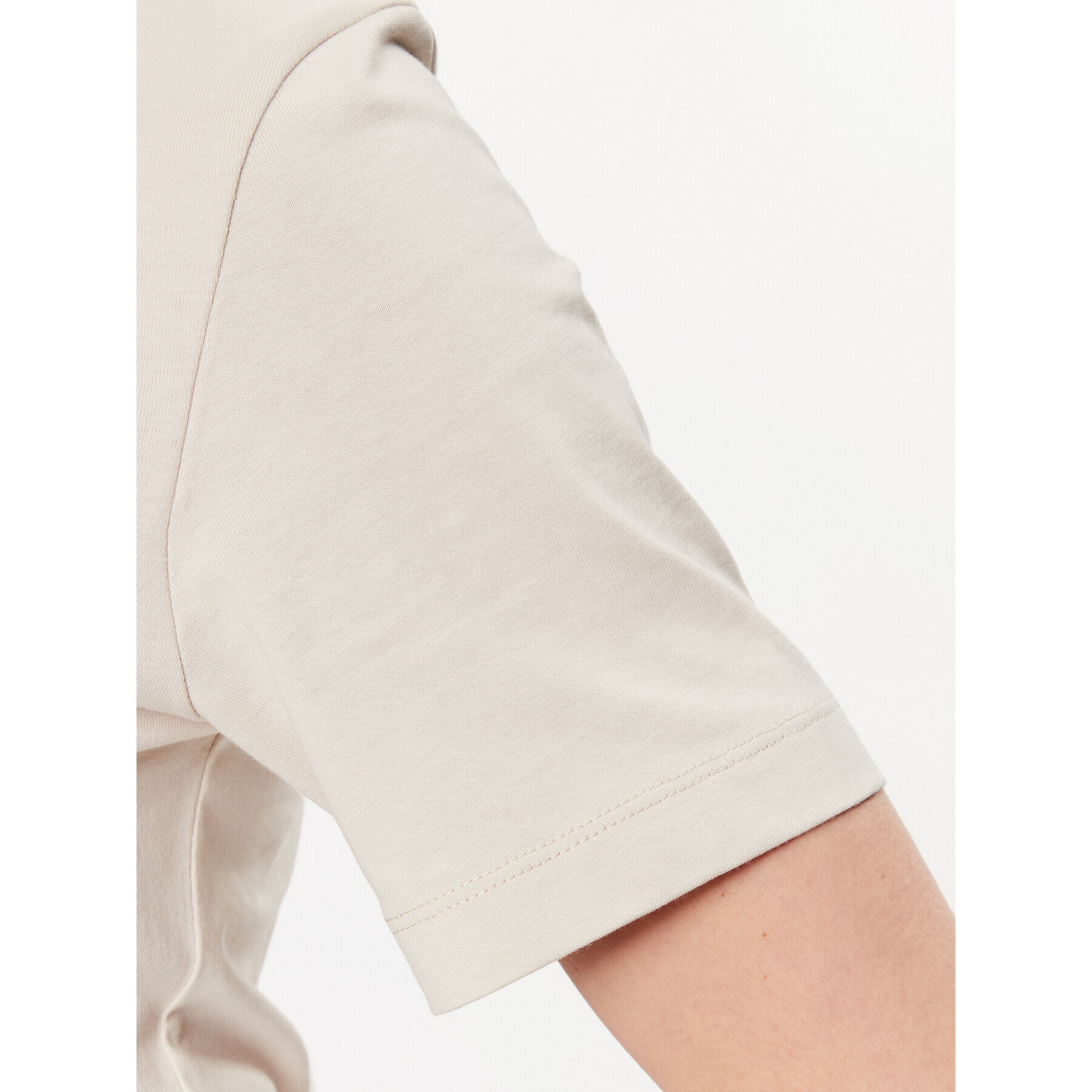 Calvin Klein Jeans Тишърт J20J221429 Бежов Regular Fit - Pepit.bg