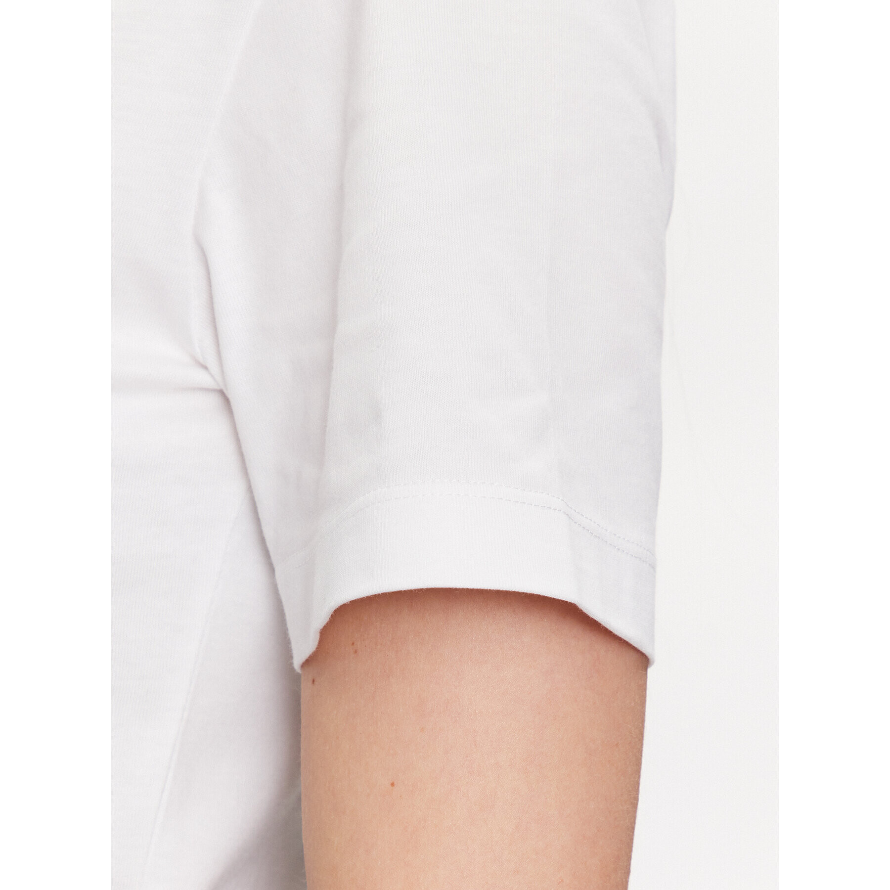 Calvin Klein Jeans Тишърт J20J221429 Бял Regular Fit - Pepit.bg