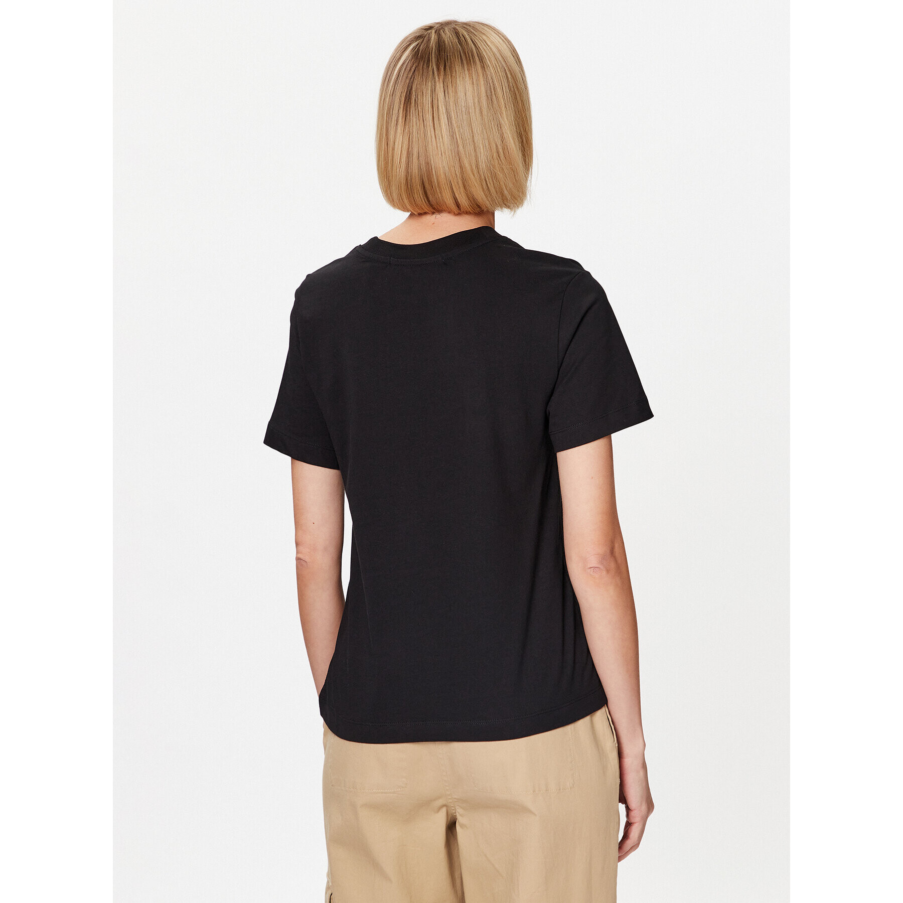 Calvin Klein Jeans Тишърт J20J221825 Черен Regular Fit - Pepit.bg